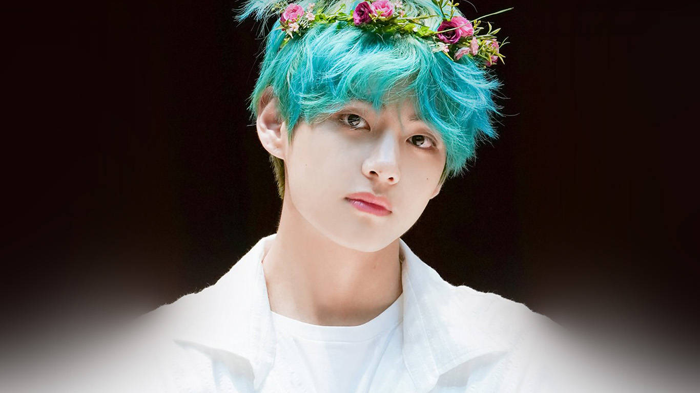 BTS V kukkakruunu Taustakuvat
