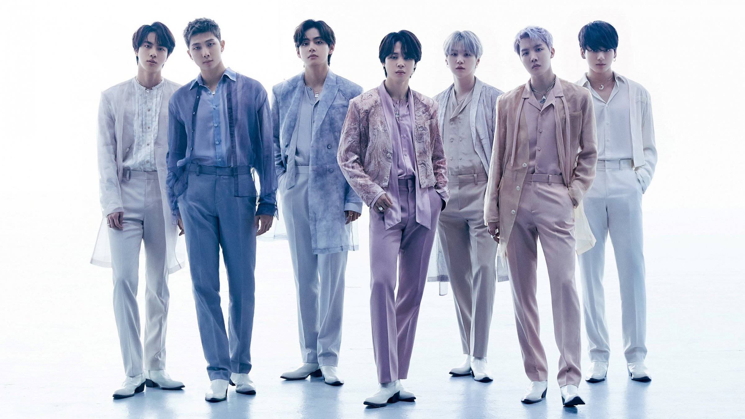 BTS värikkäät puvut työpöytätaustakuva Taustakuvat