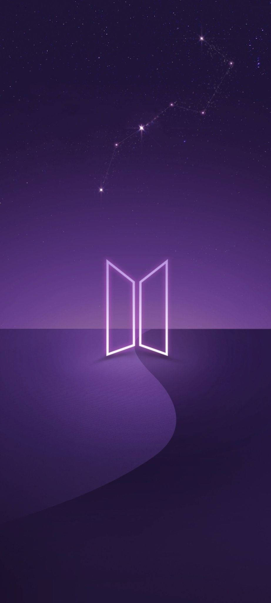 BTS Violet Logo Taustakuvat