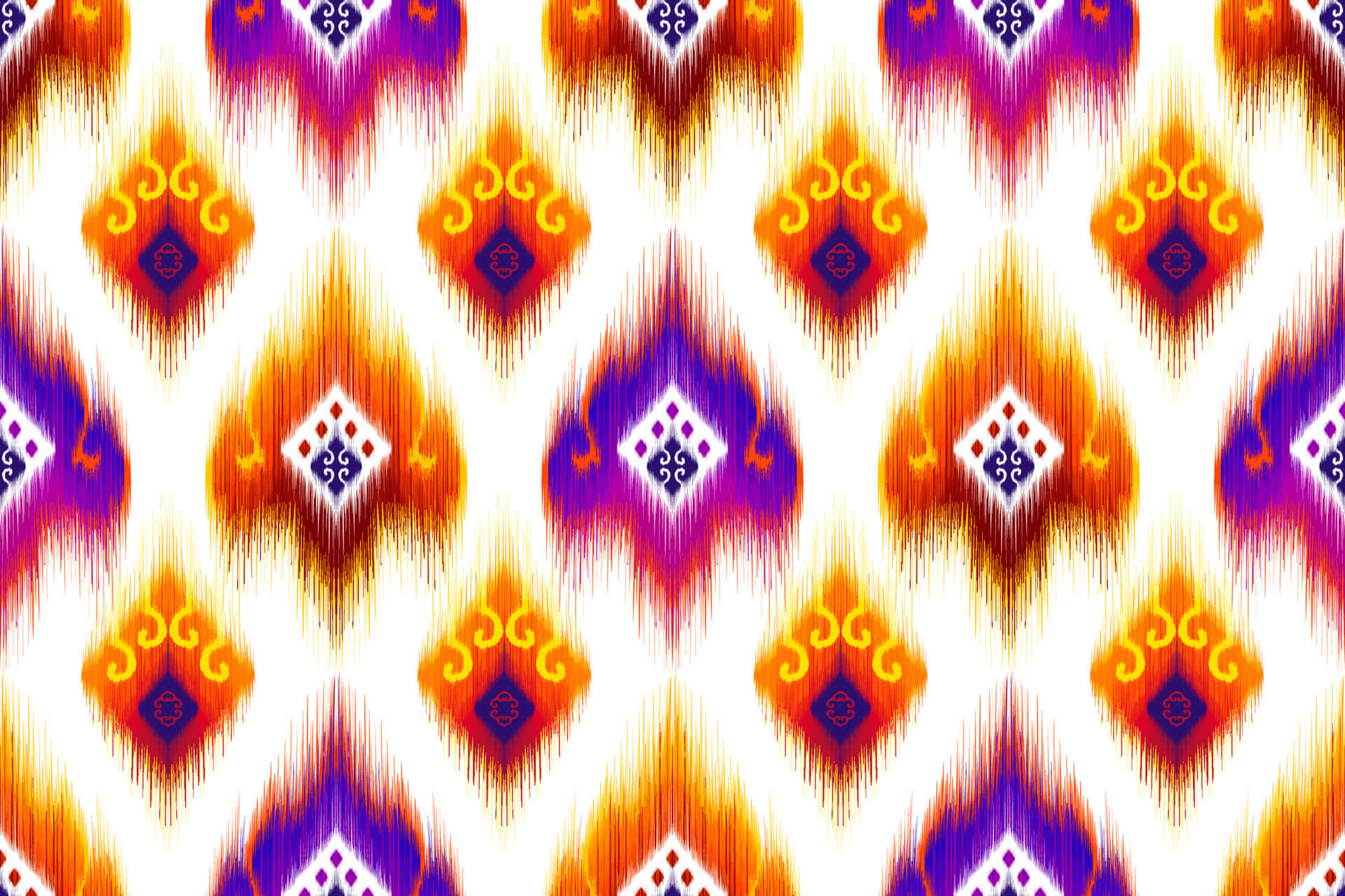 Bukhara Ikat -kangaskuvio Taustakuvat