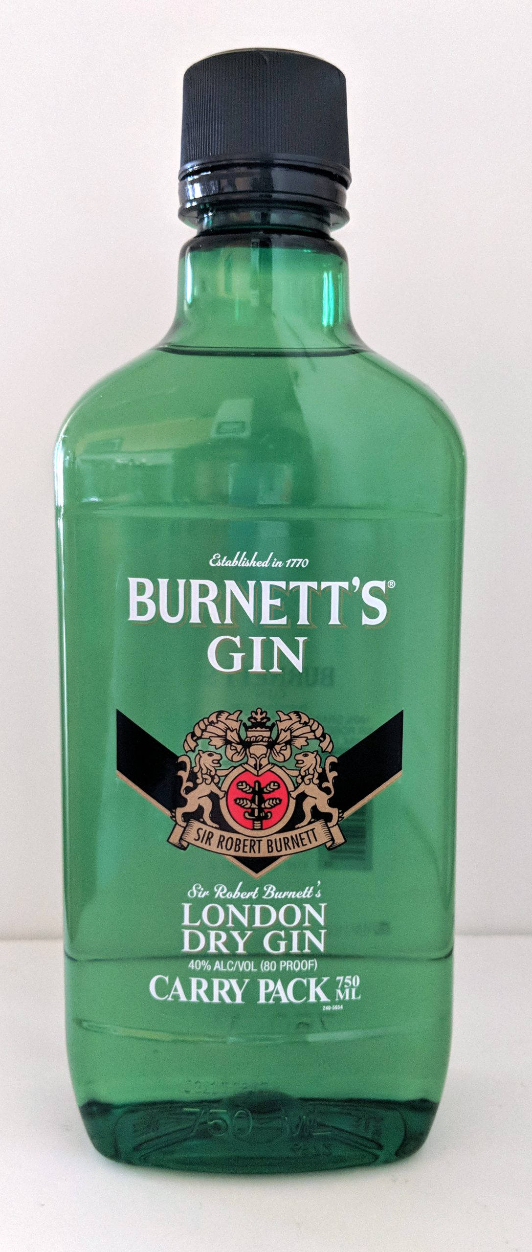 Burnett's Gin Carry Pack -pullo Taustakuvat