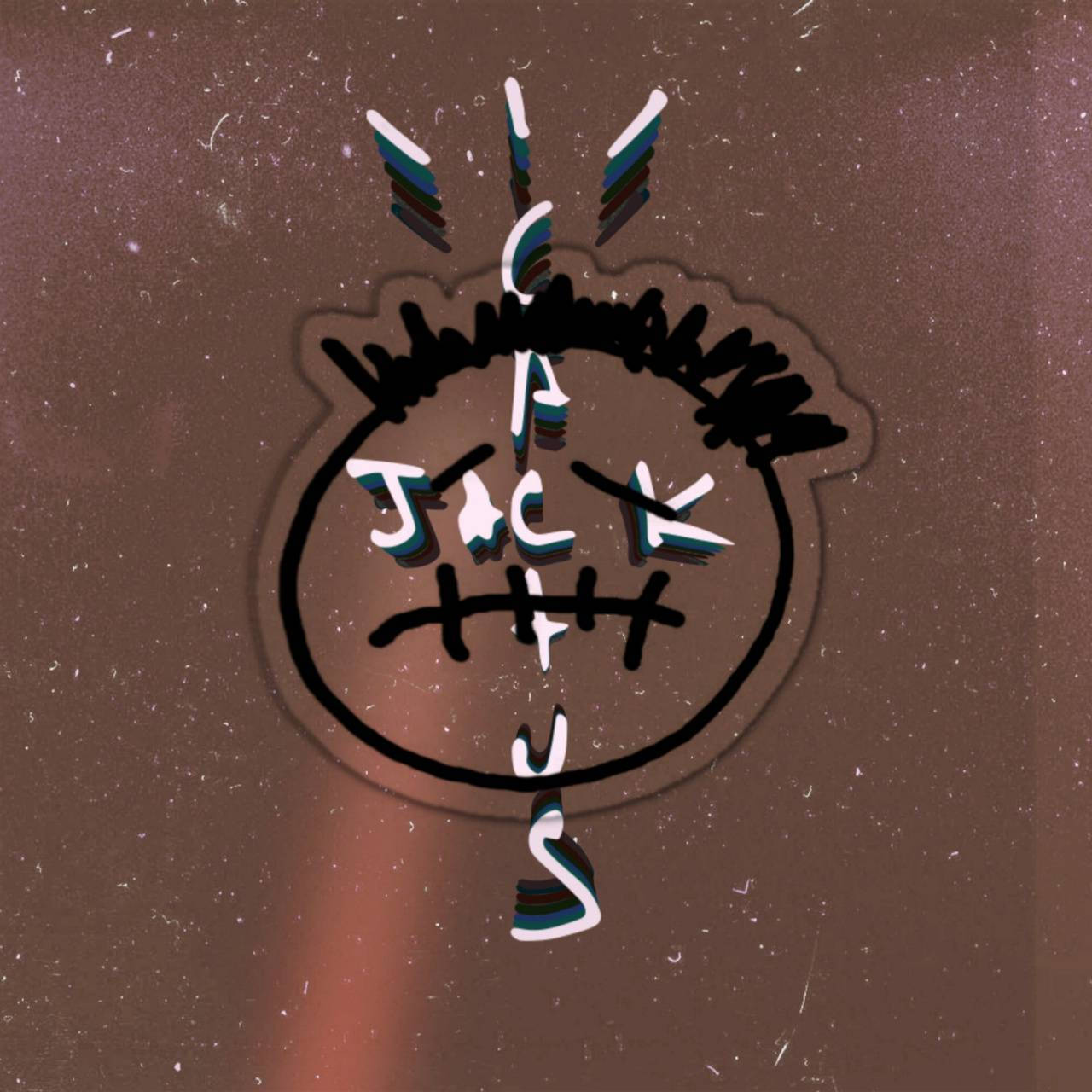 Cactus Jack Travis Scott Teksti Ja Kasvot Ruskea Estetiikka Taustakuvat