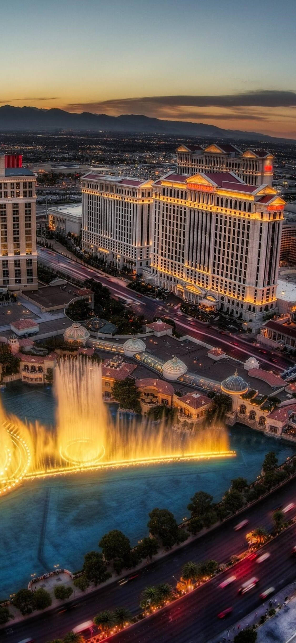 Caesars Palace Tower Las Vegasissa iPhone Taustakuvat