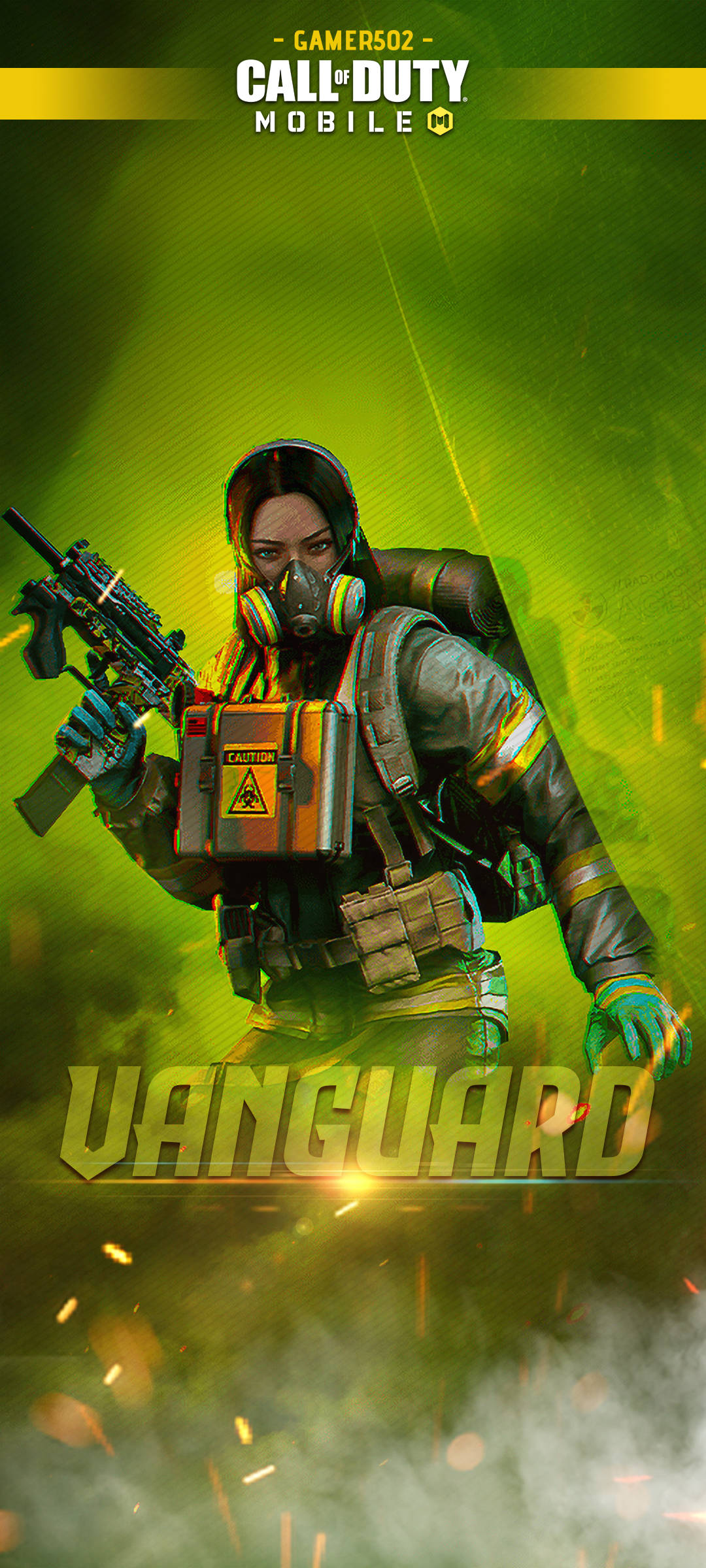 Call Of Duty Vanguard -tyttösniper vihreä kaasu Taustakuvat