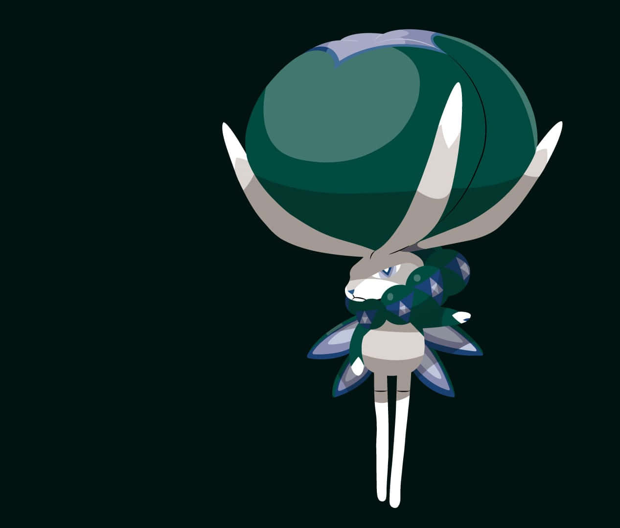 Calyrex Pokemoni mustalla taustalla Taustakuvat
