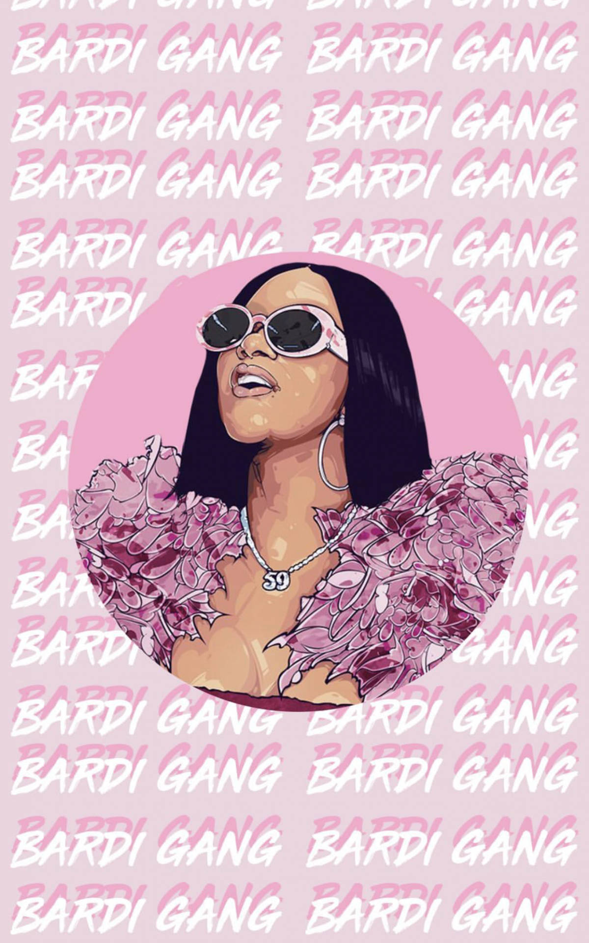 Cardi B Pinkki Bardi Gang Taustakuvat