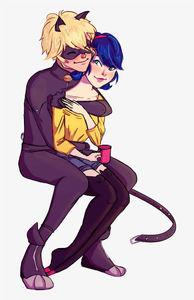 Cat Noir ja Marinette Taustakuvat