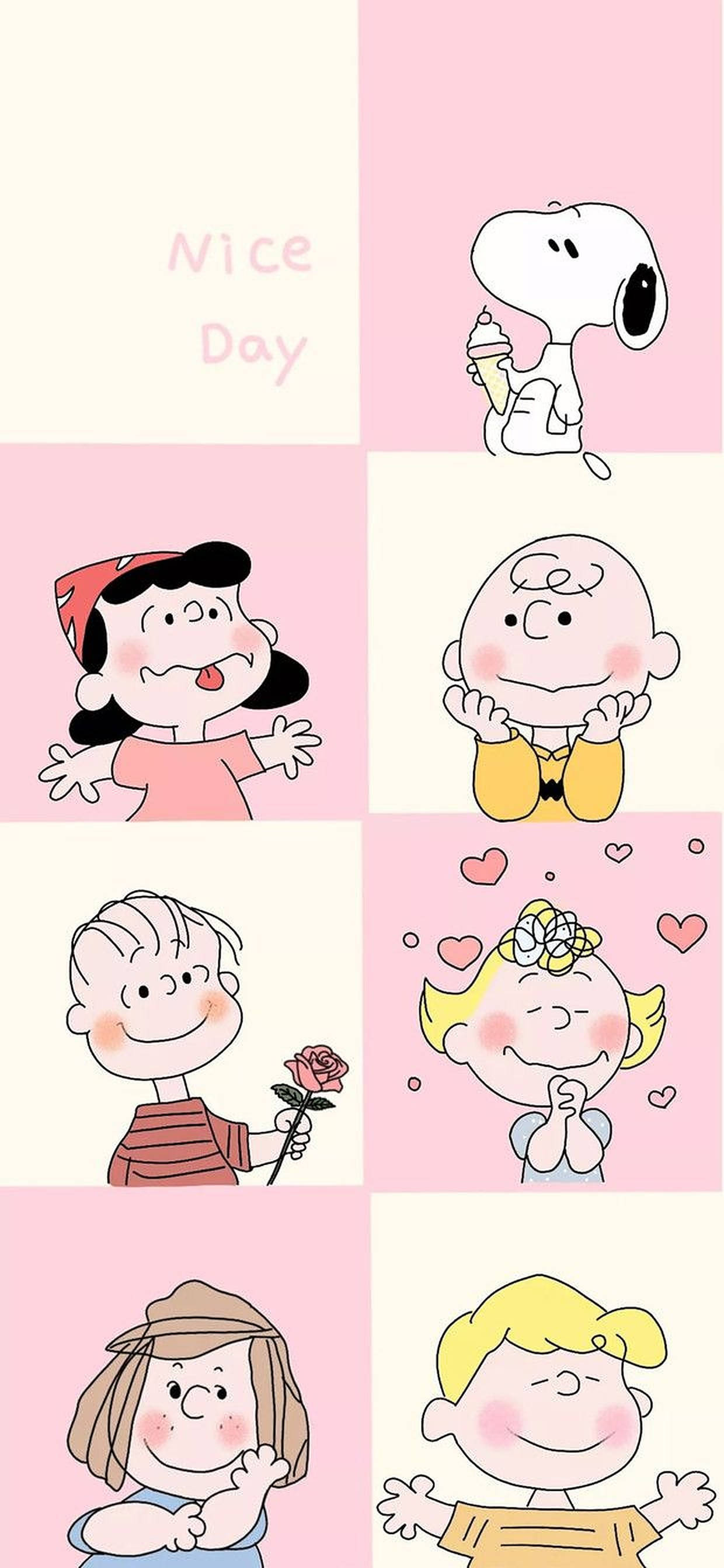 Charlie Brown ja ystävät Nice Day Taustakuvat