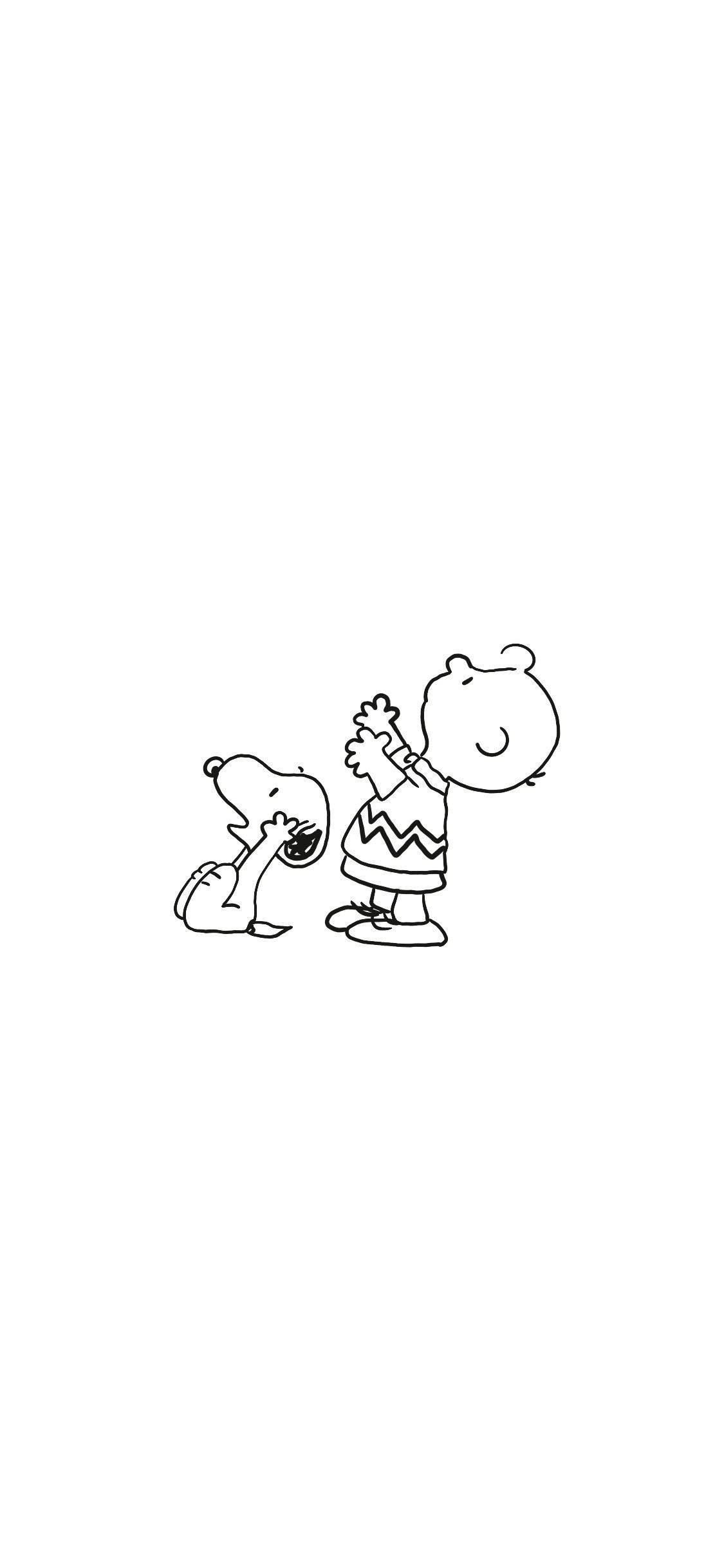 Charlie Brown Snoopy Ääriviiva Taustakuvat