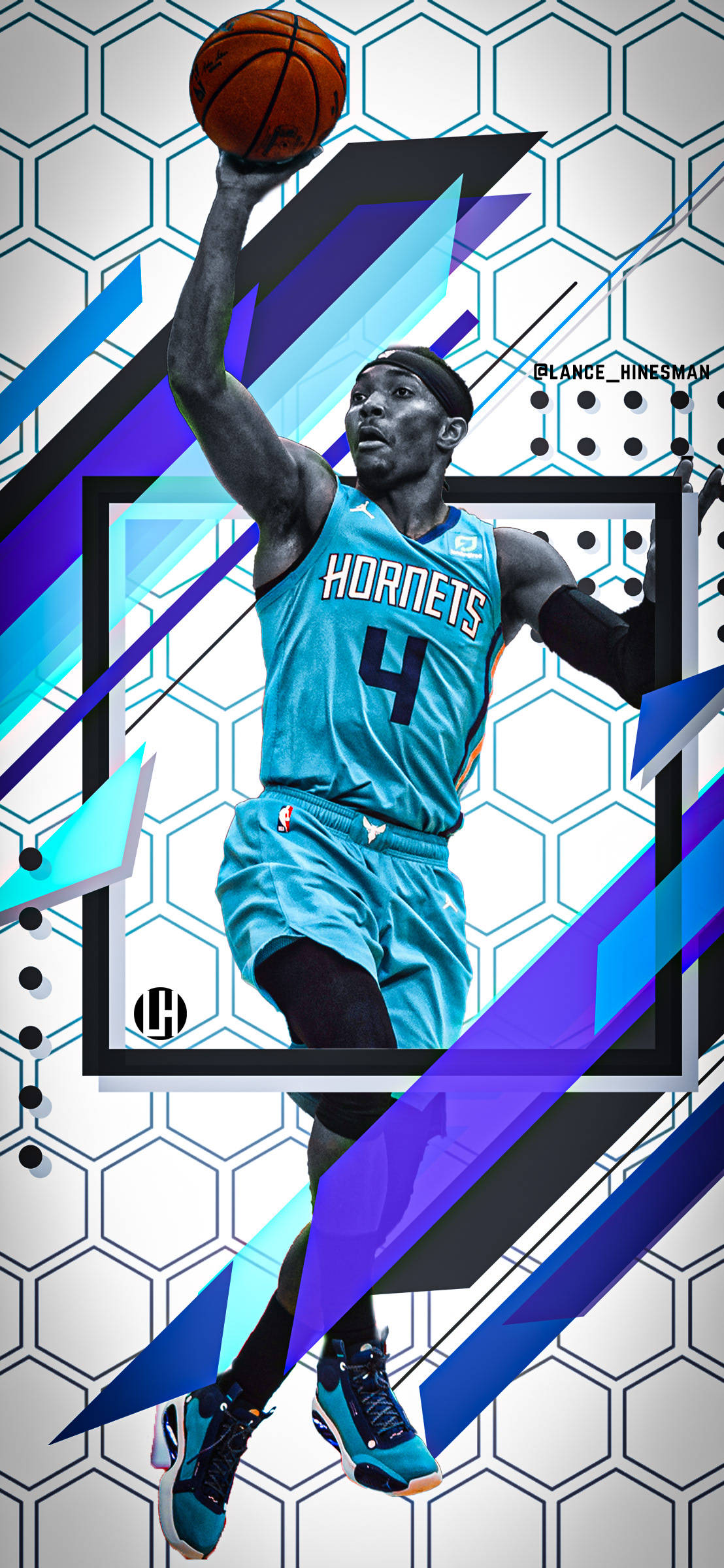 Charlotte Hornets Devonte Graham Taustakuvat
