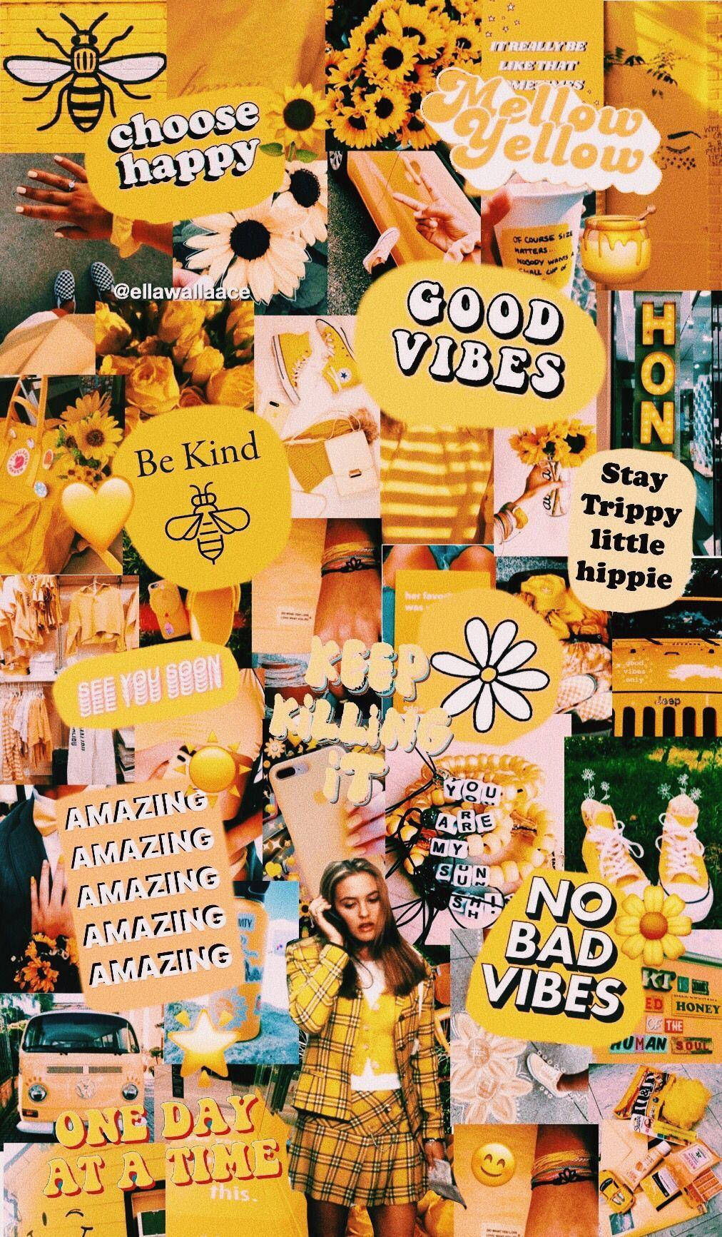 Cher Horowitz Clueless-estetiikka VSCO-kollaasi Taustakuvat