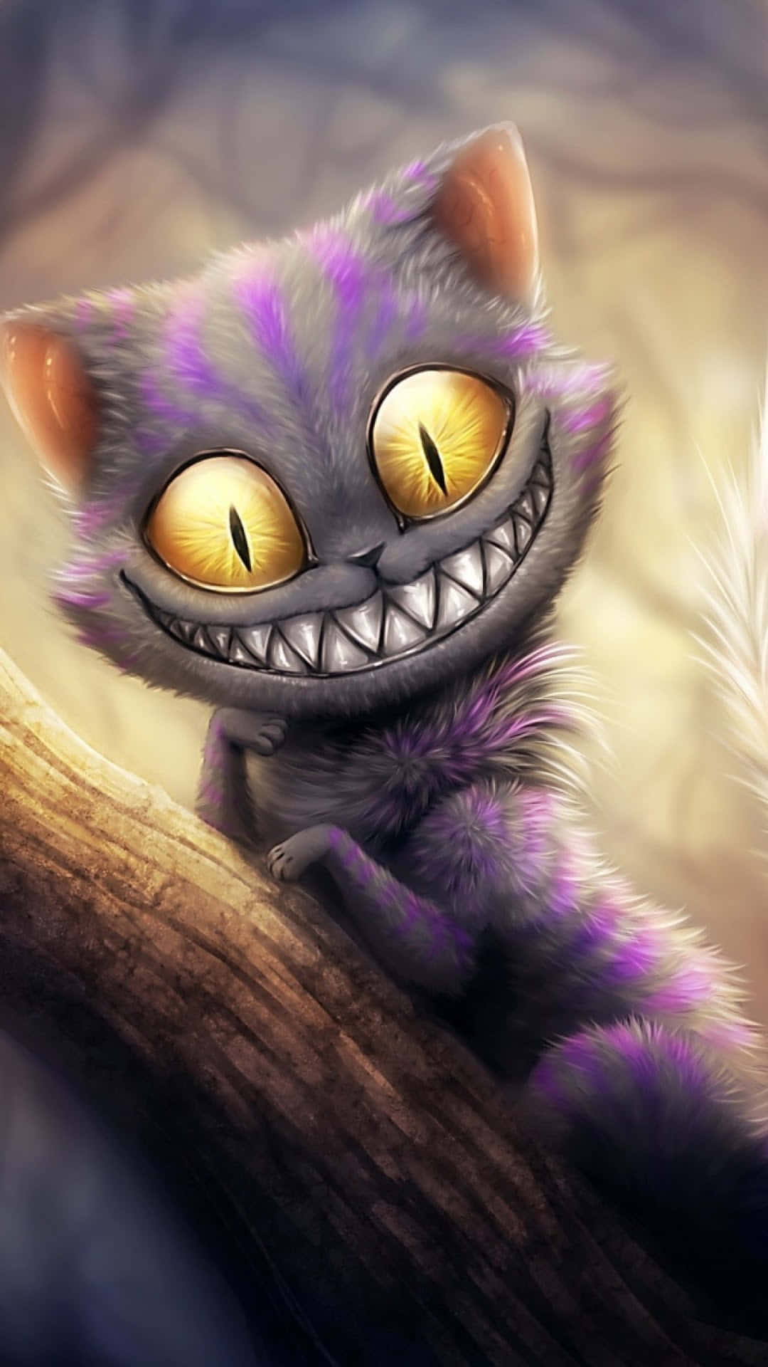 Cheshire Cat virnistää Ihmemaassa Taustakuvat