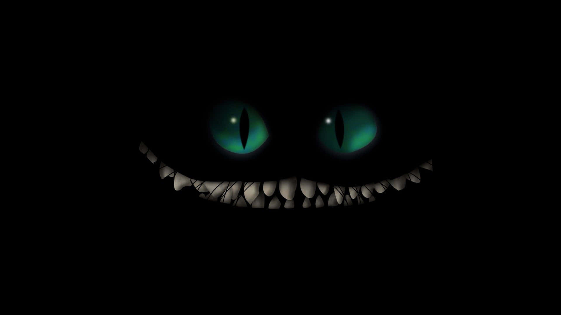 Cheshire-kissa vihreillä silmillä Taustakuvat