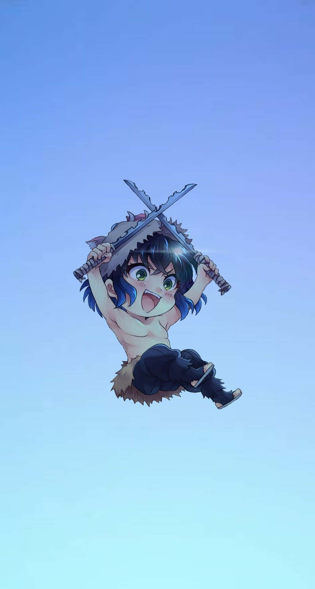 Chibi Inosuke Hyppy PFP Taustakuvat