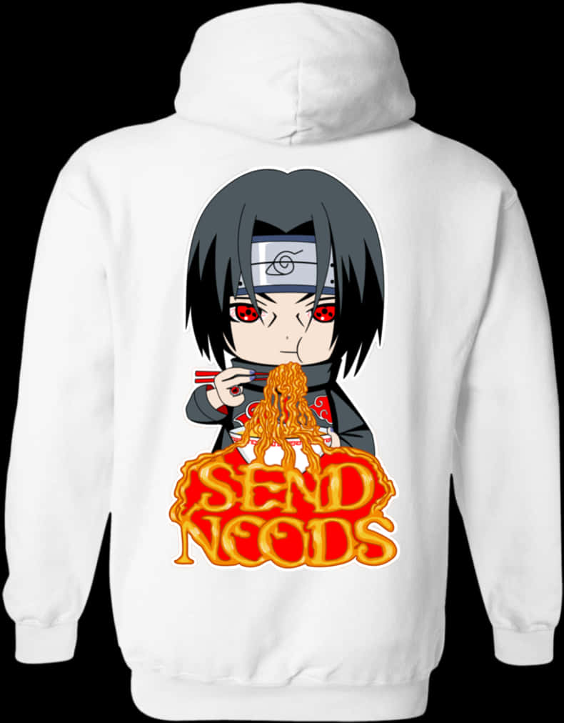 Chibi Itachi syömässä nuudeleita huppari Taustakuvat