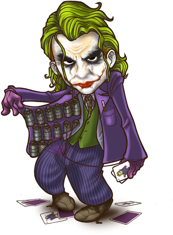 Chibi_Joker_korttien_ja_kranaattien_kanssa Taustakuvat