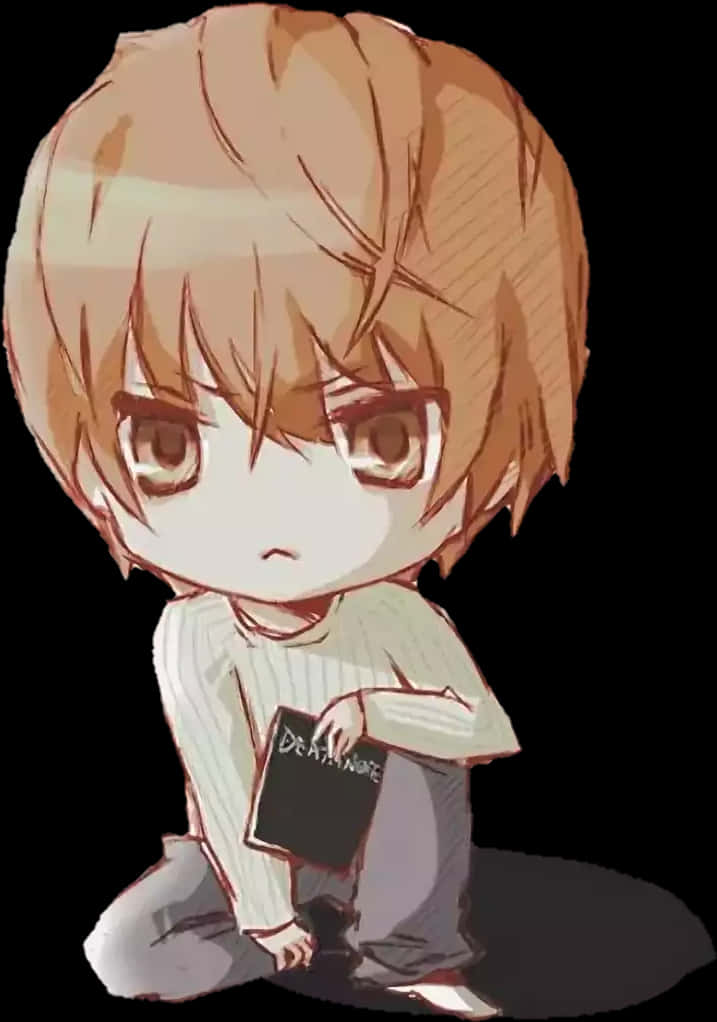 Chibi Light Yagami ja Death Note Taustakuvat