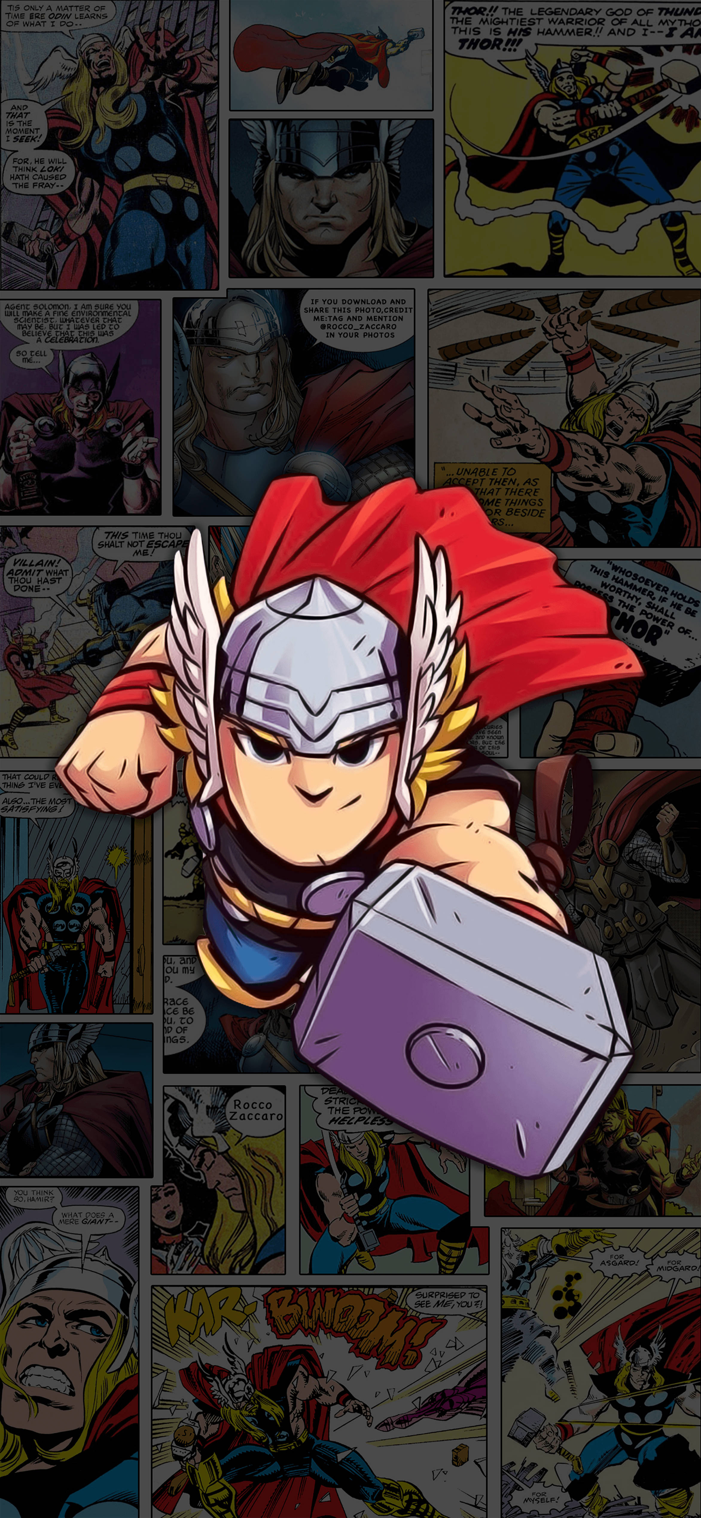 Chibi Thor Sarjakuvat Taustakuvat