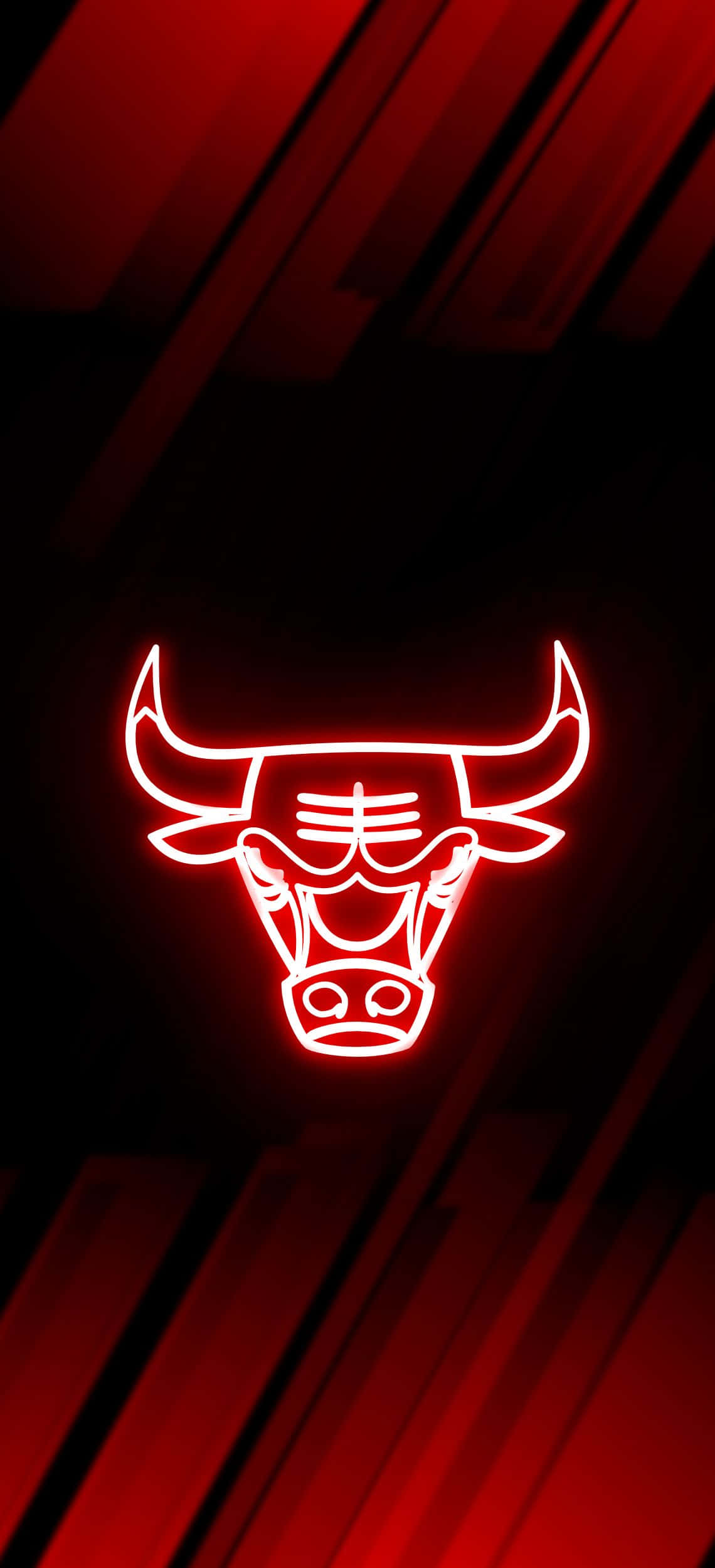 chicago bulls -logo punaisella taustalla Taustakuvat