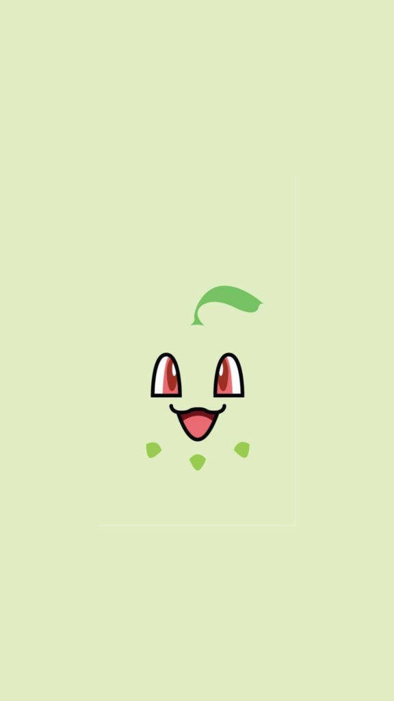 Chikorita-kasvot Pokemon iPhone Taustakuvat