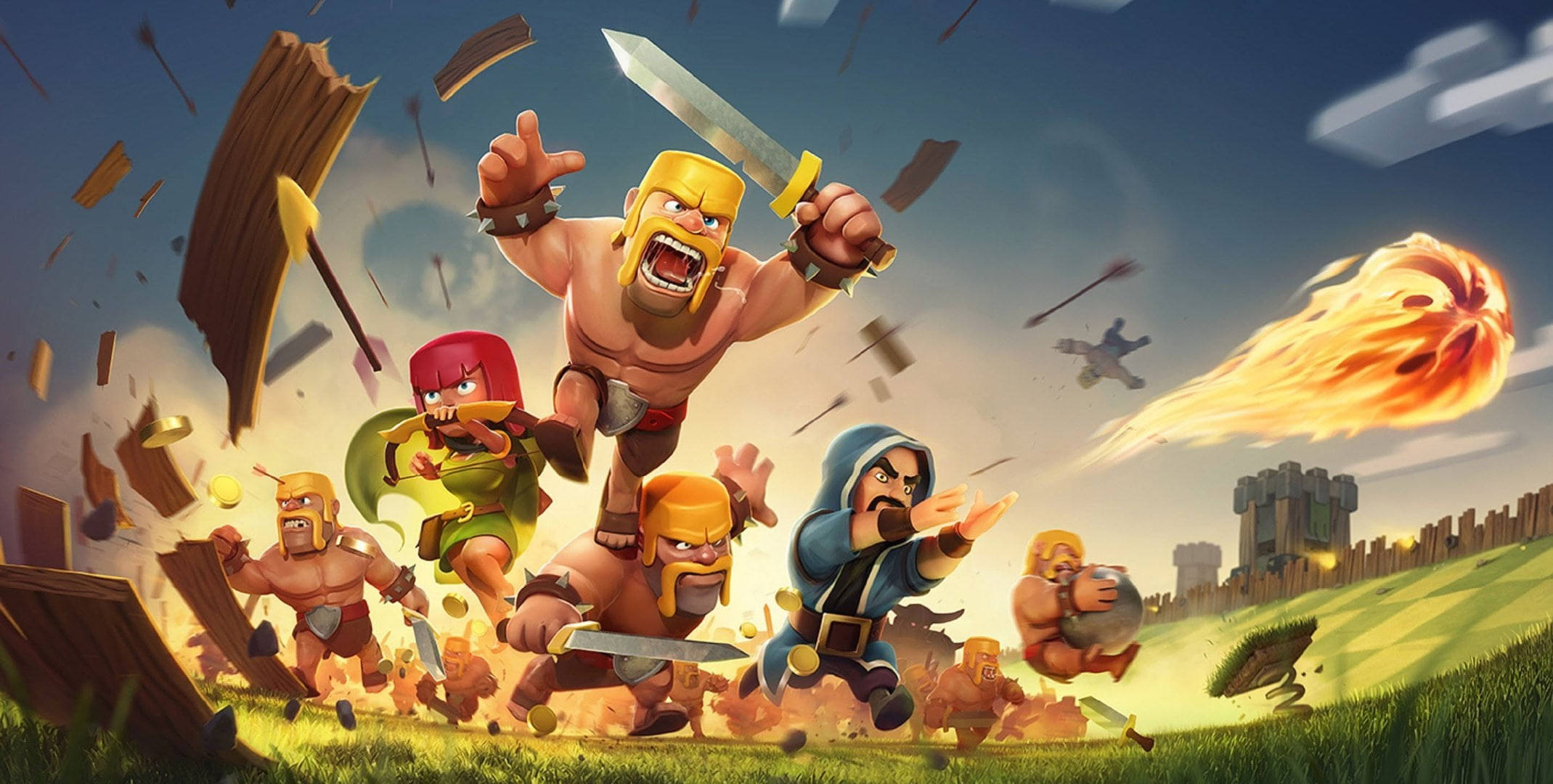 Clash of Clans Kaoottinen Taistelukenttä Taustakuvat
