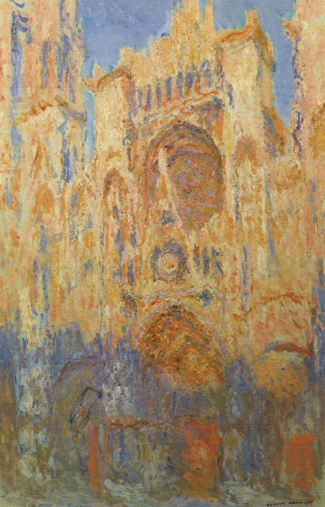 Claude Monet Rouenin katedraali Taustakuvat