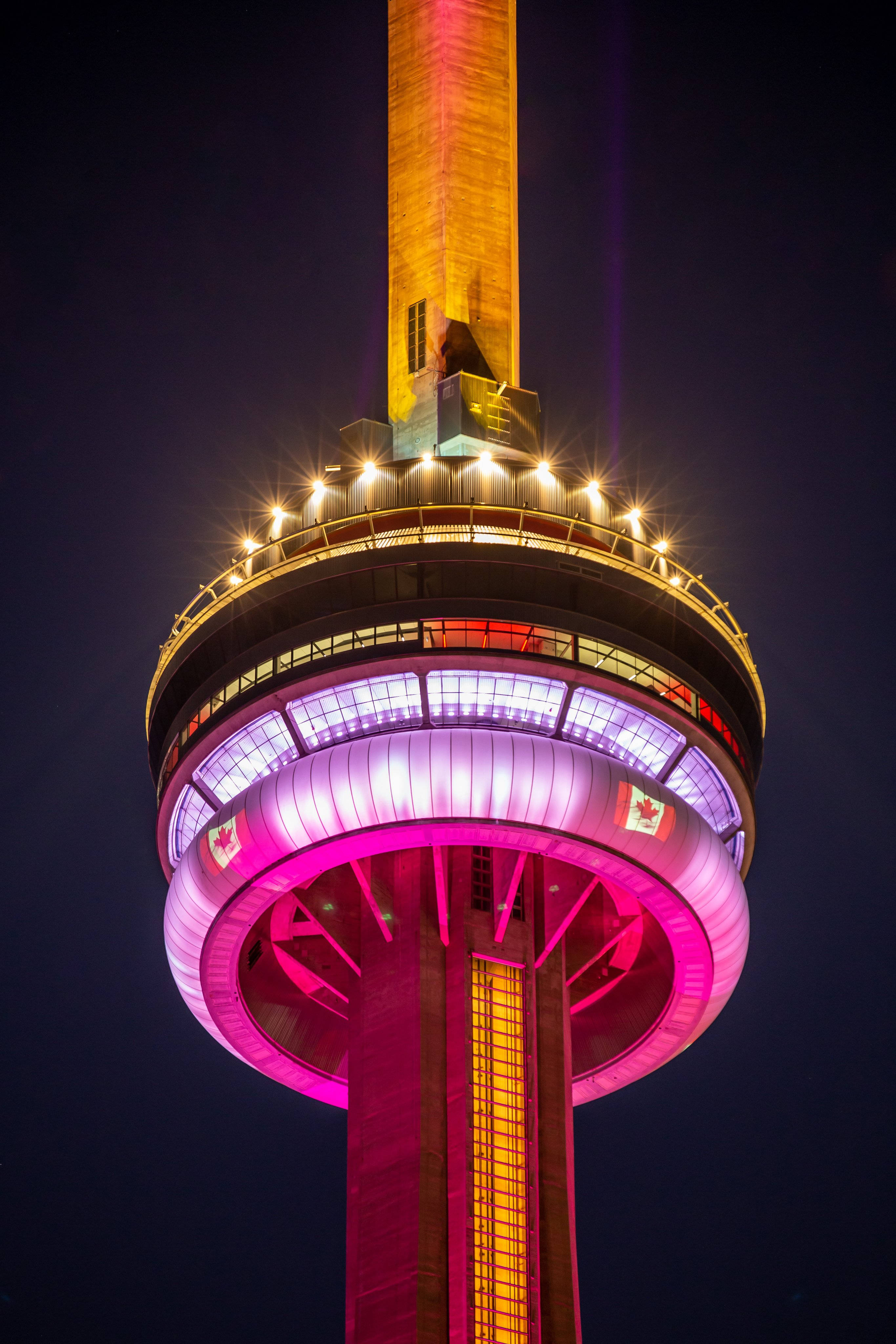 CN Tower Kanadan kansallislipun päivä Taustakuvat