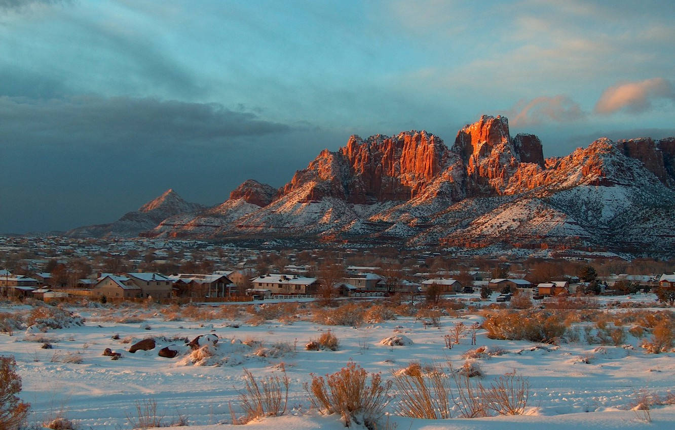 Colorado Arizona Auringonlaskunäkymä Taustakuvat