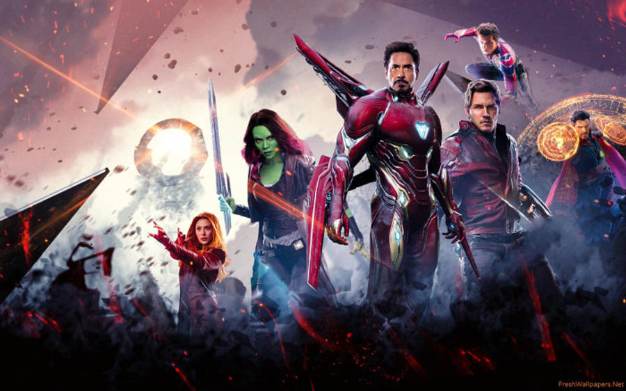 Cool Avengers Valmiina Toimintaan Taustakuvat