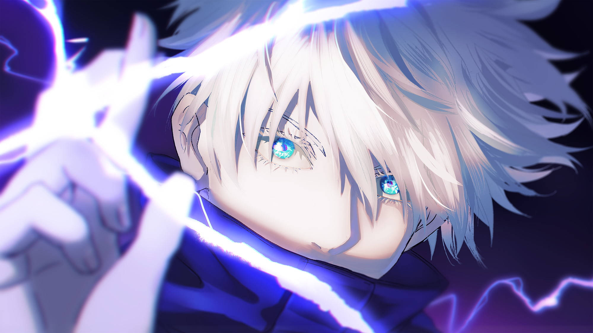 Cool Boy Anime Hehkuvin Silmin Taustakuvat
