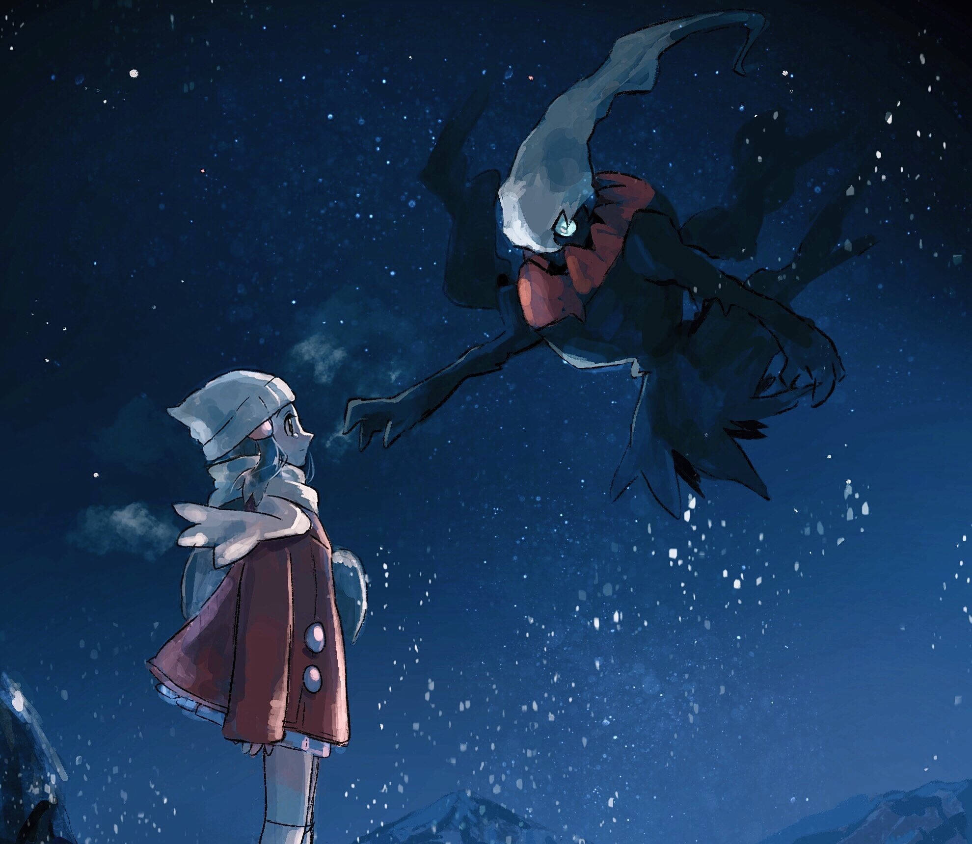 Cool Darkrai ja tyttö tabletti Taustakuvat