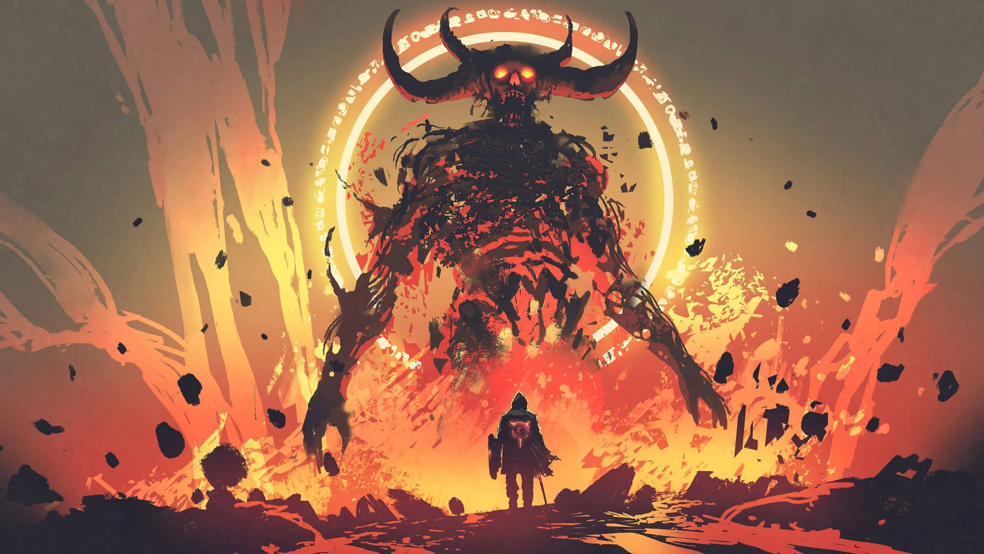 Cool Devil Digitaalinen Taide Taustakuvat
