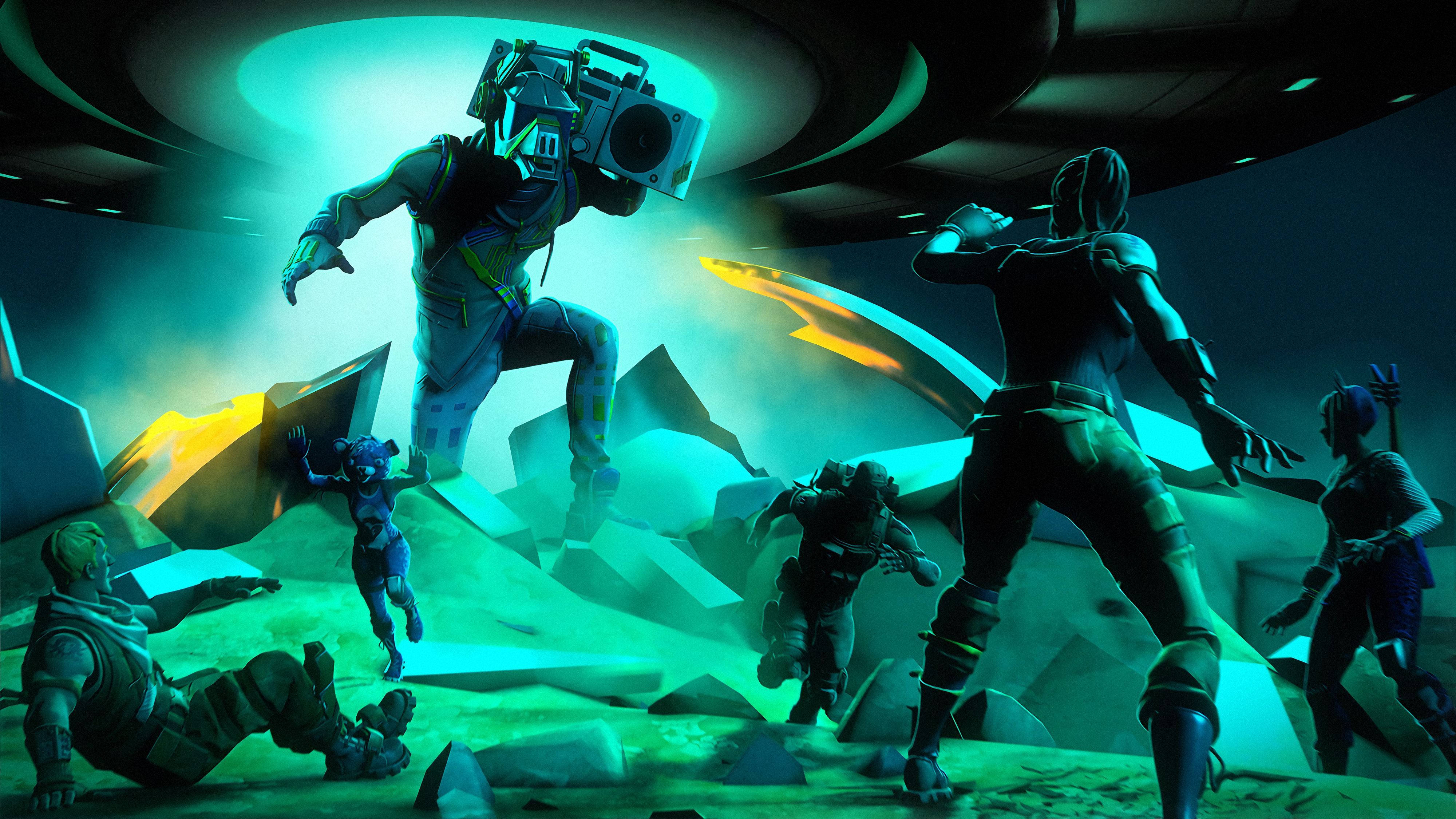 Cool Fortnite DJ Yonder laskeutuu Taustakuvat