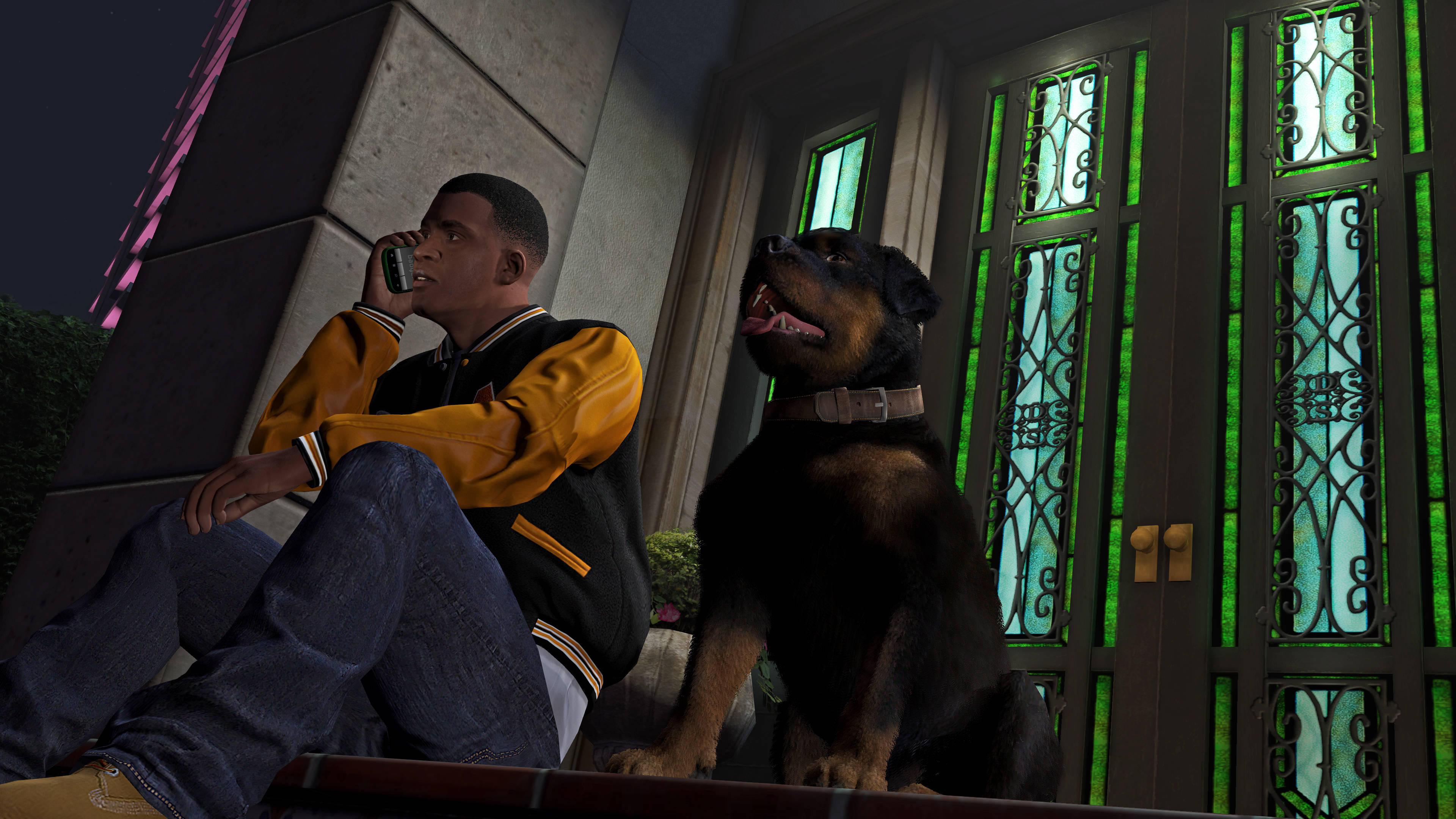 Cool GTA-mies ja koira Taustakuvat