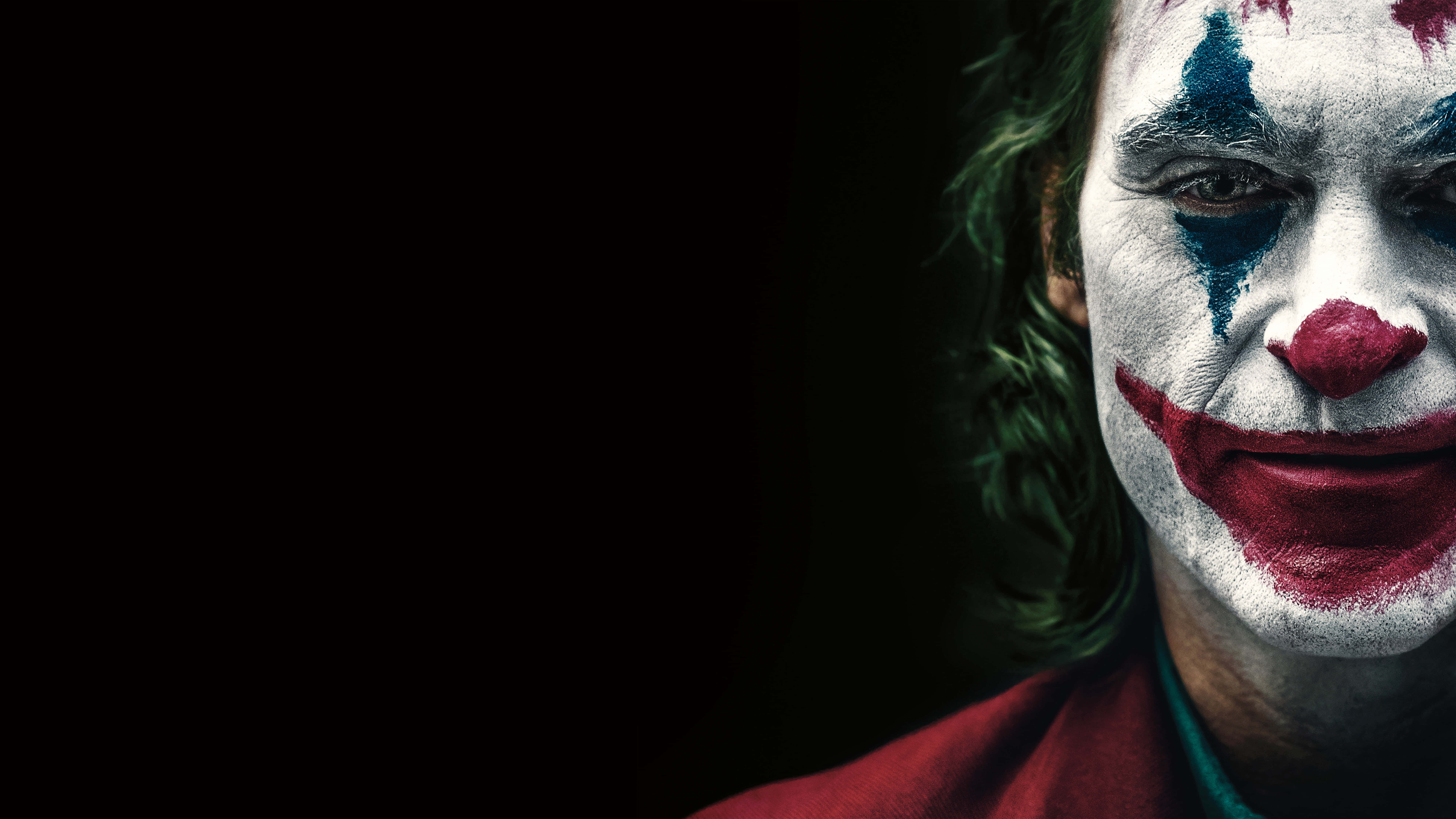 Cool Joker punaiset huulet musta tausta Taustakuvat