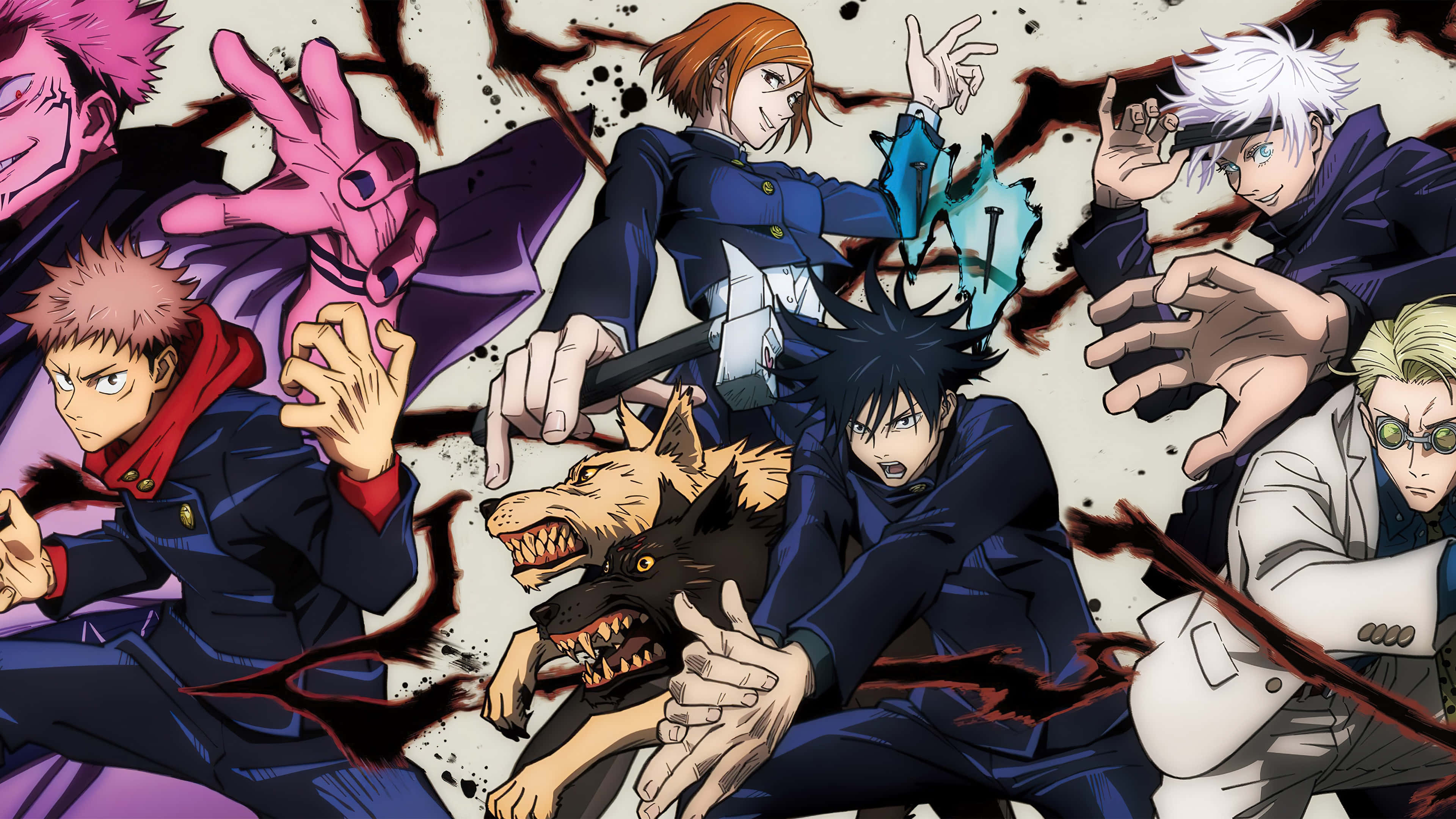 Cool Jujutsu Kaisen Anime Kaikki Hahmot HD Taustakuvat