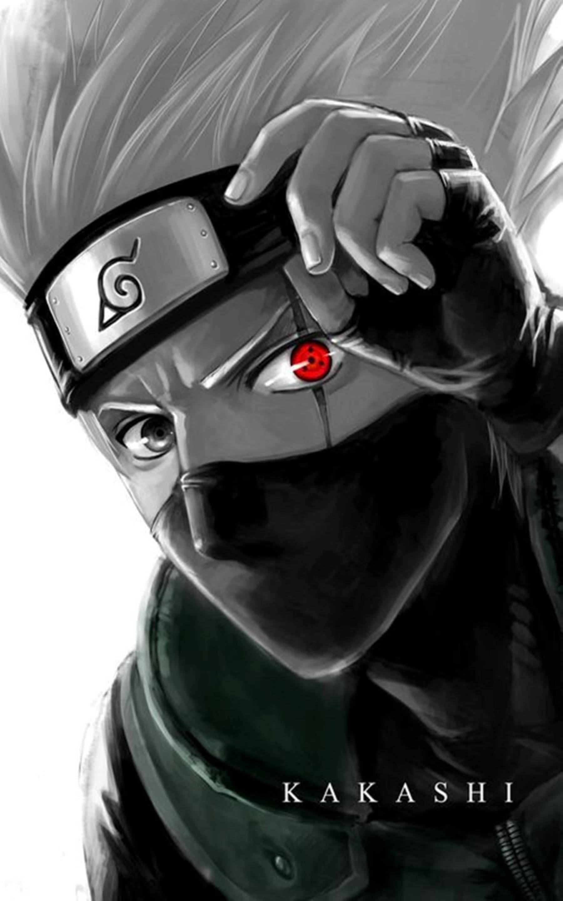 Cool Kakashi Punainen Silmä Taustakuvat