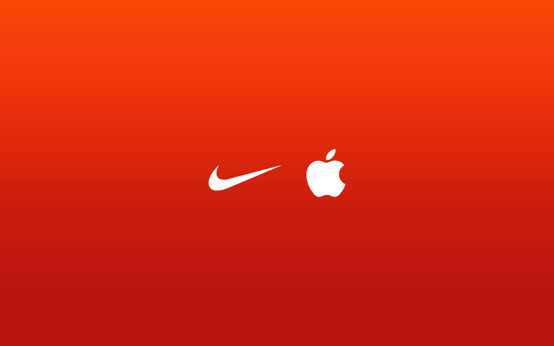 Cool Minimal Nike Ja Apple -tunnus Taustakuvat