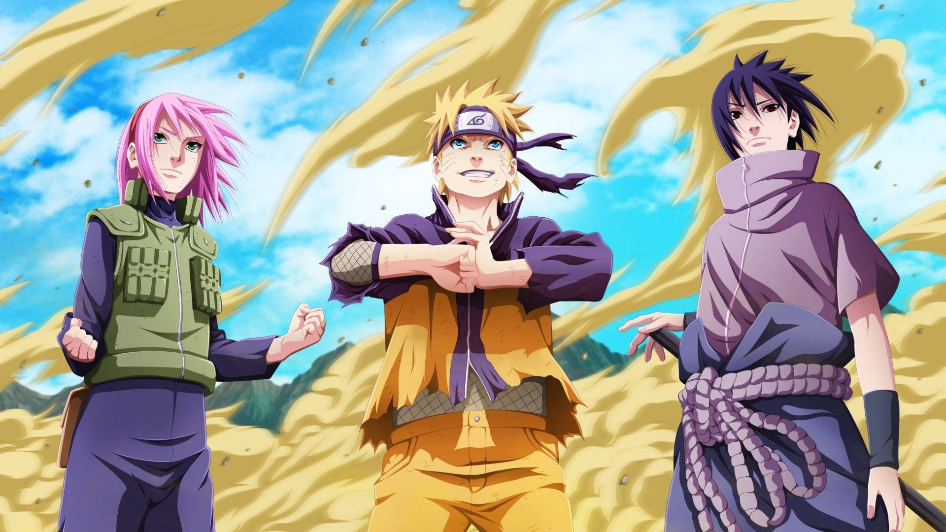 Cool Naruto ja ystävät Taustakuvat