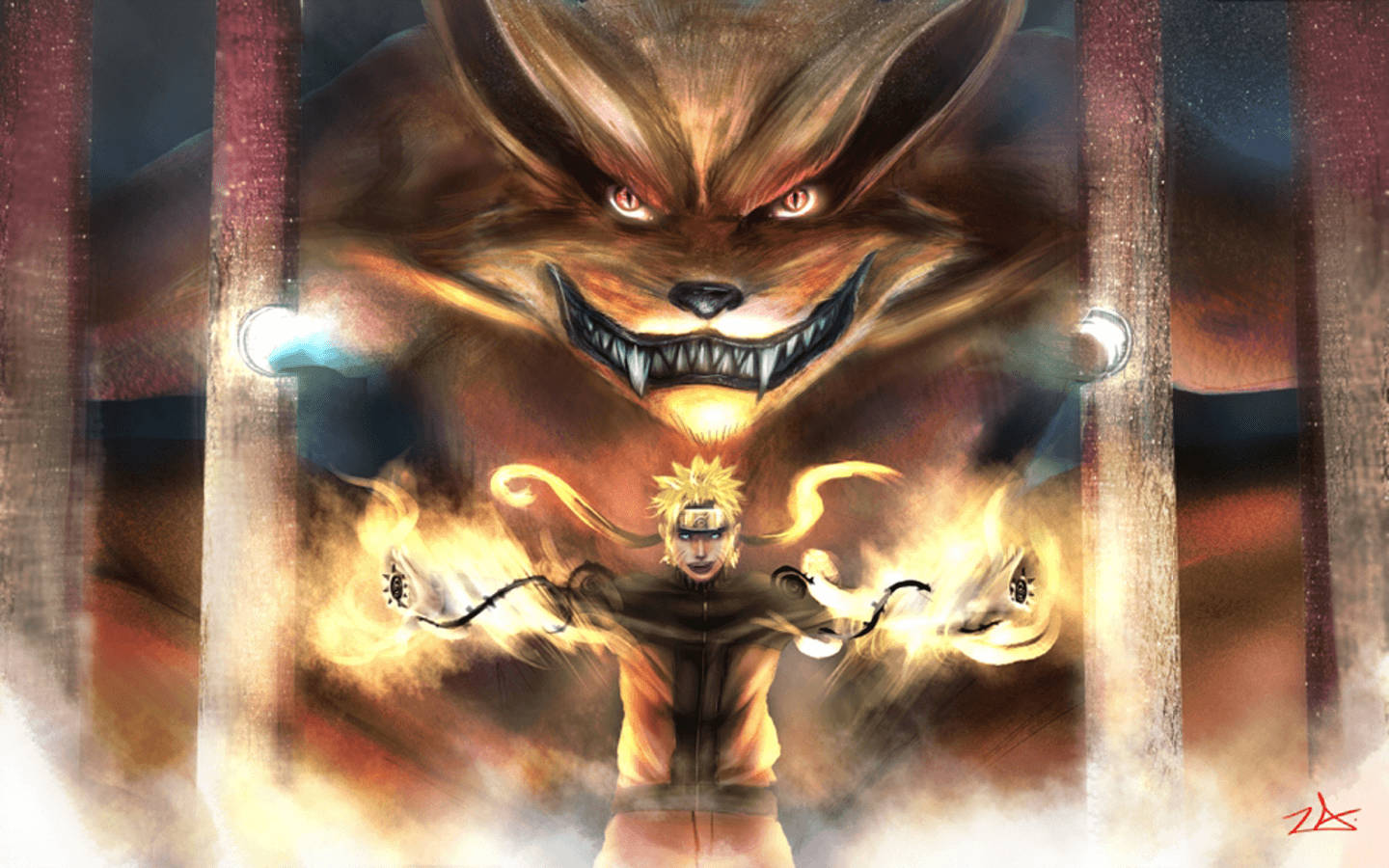 Cool Naruto Tulinen Kurama Taustakuvat