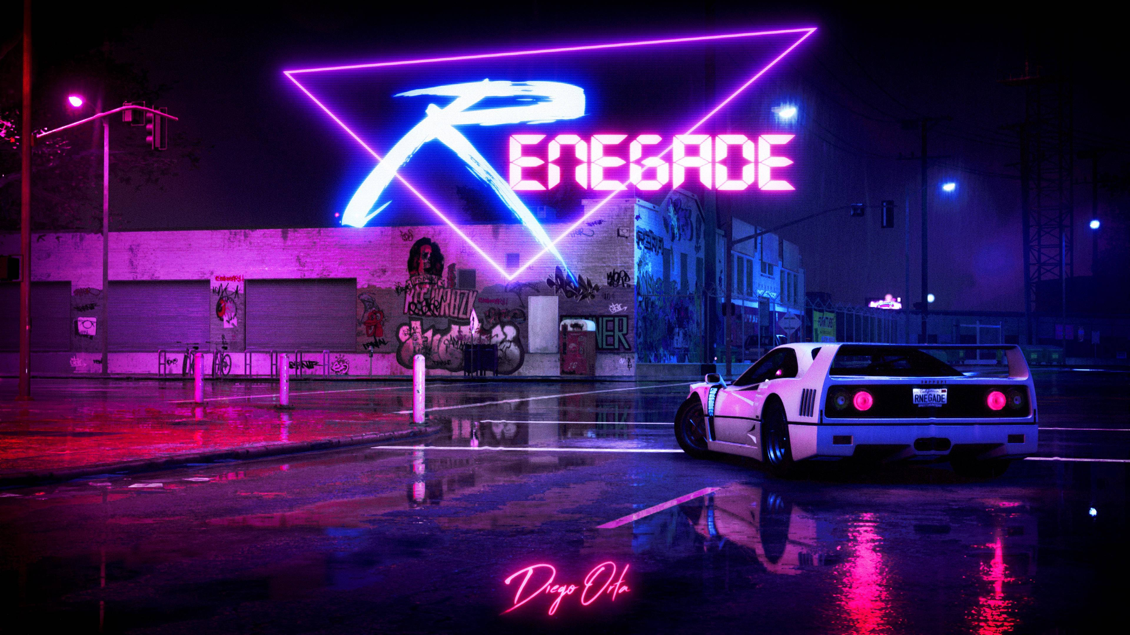 Cool Neon JDM -estetiikka Taustakuvat