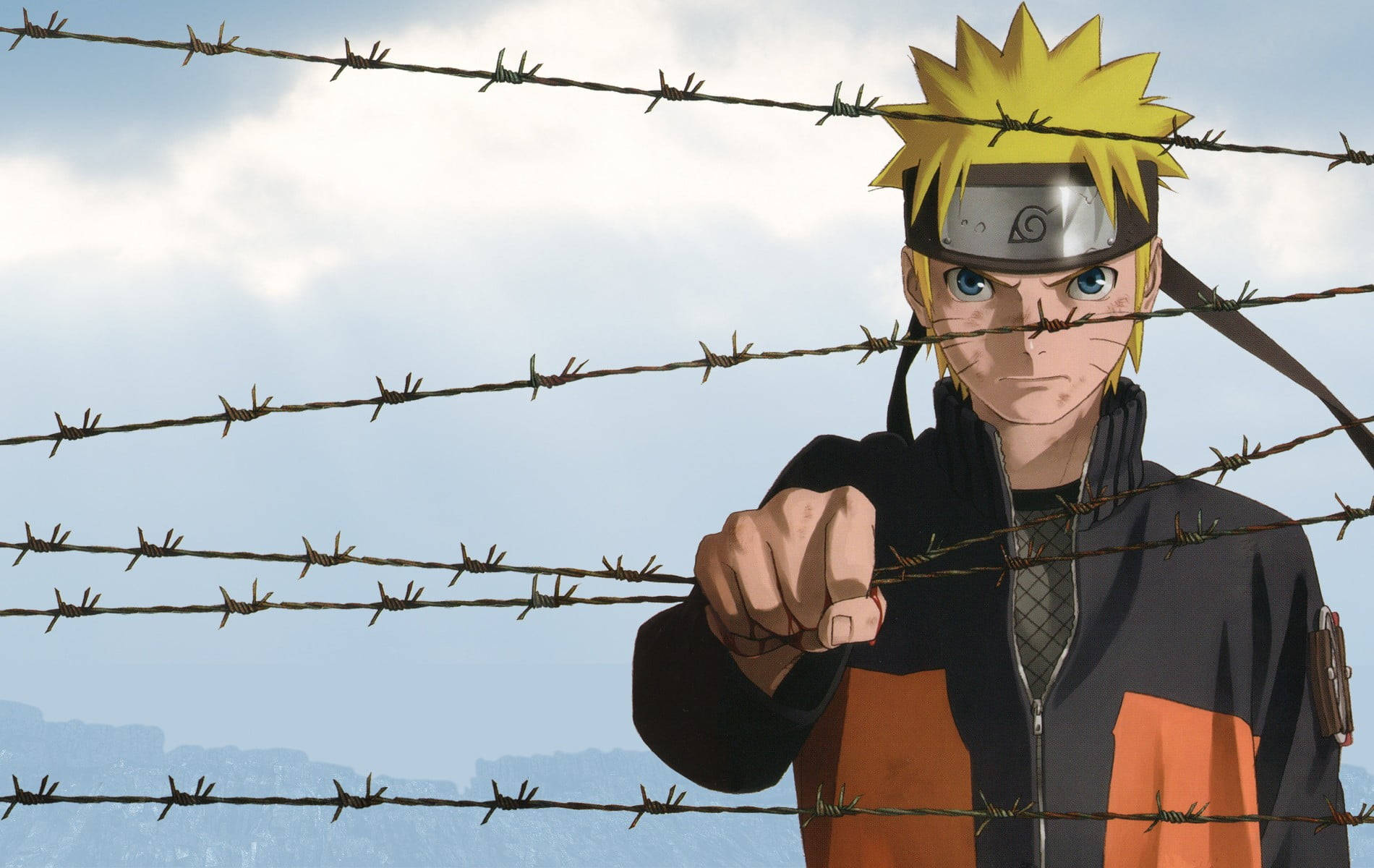 Coolest Naruto piikkilankajuliste Taustakuvat