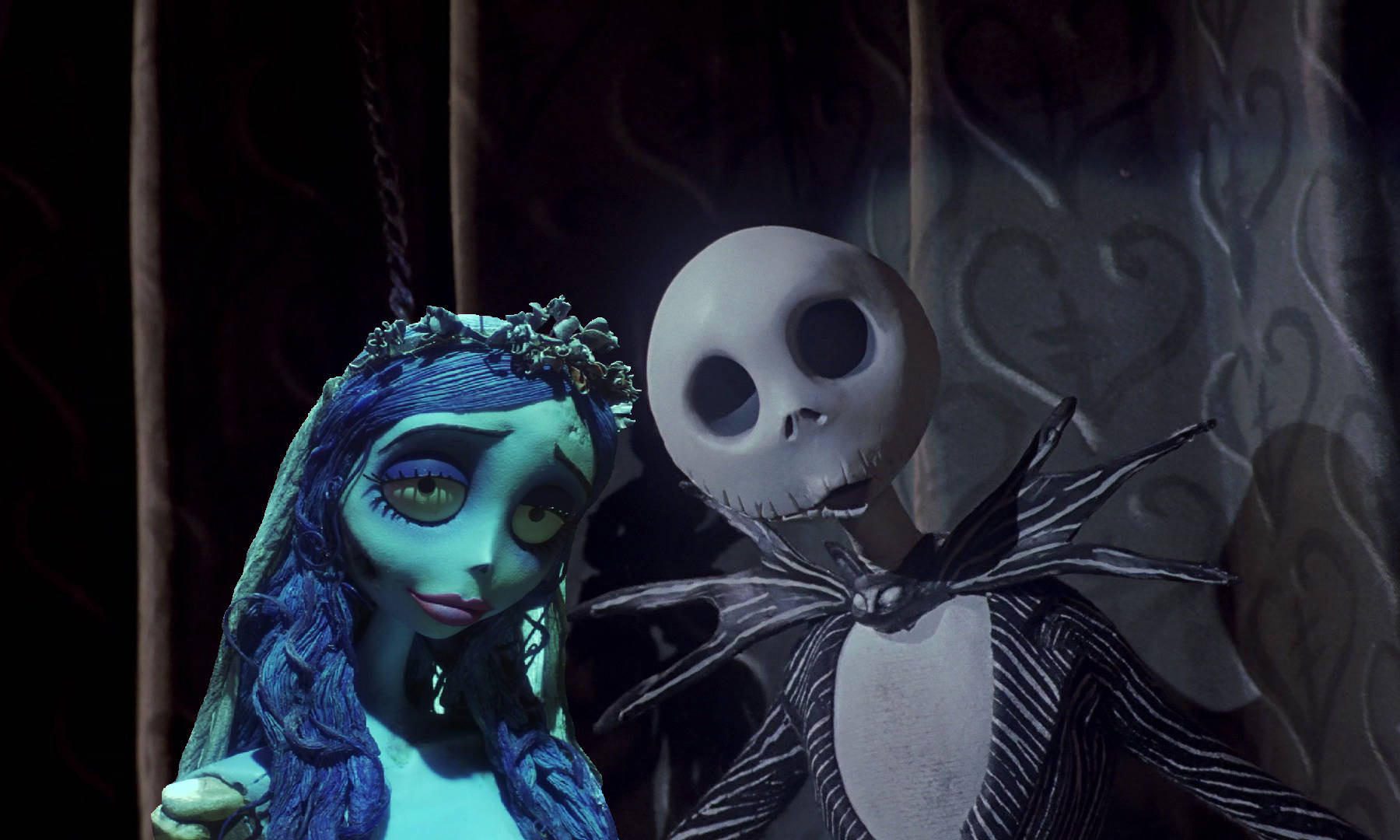 Corpse Bride ja Jack Skellington Taustakuvat