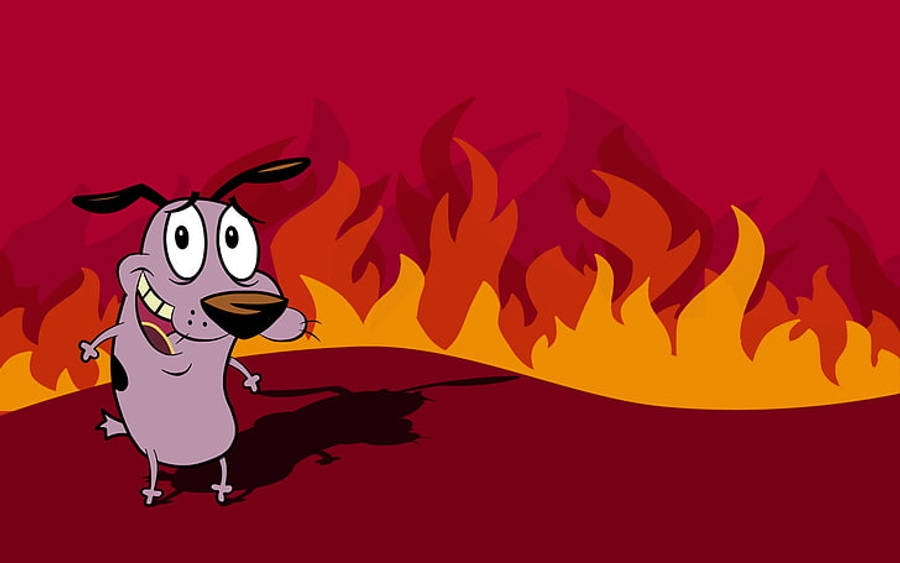 Courage The Cowardly Dog 4K -sarjakuva Taustakuvat
