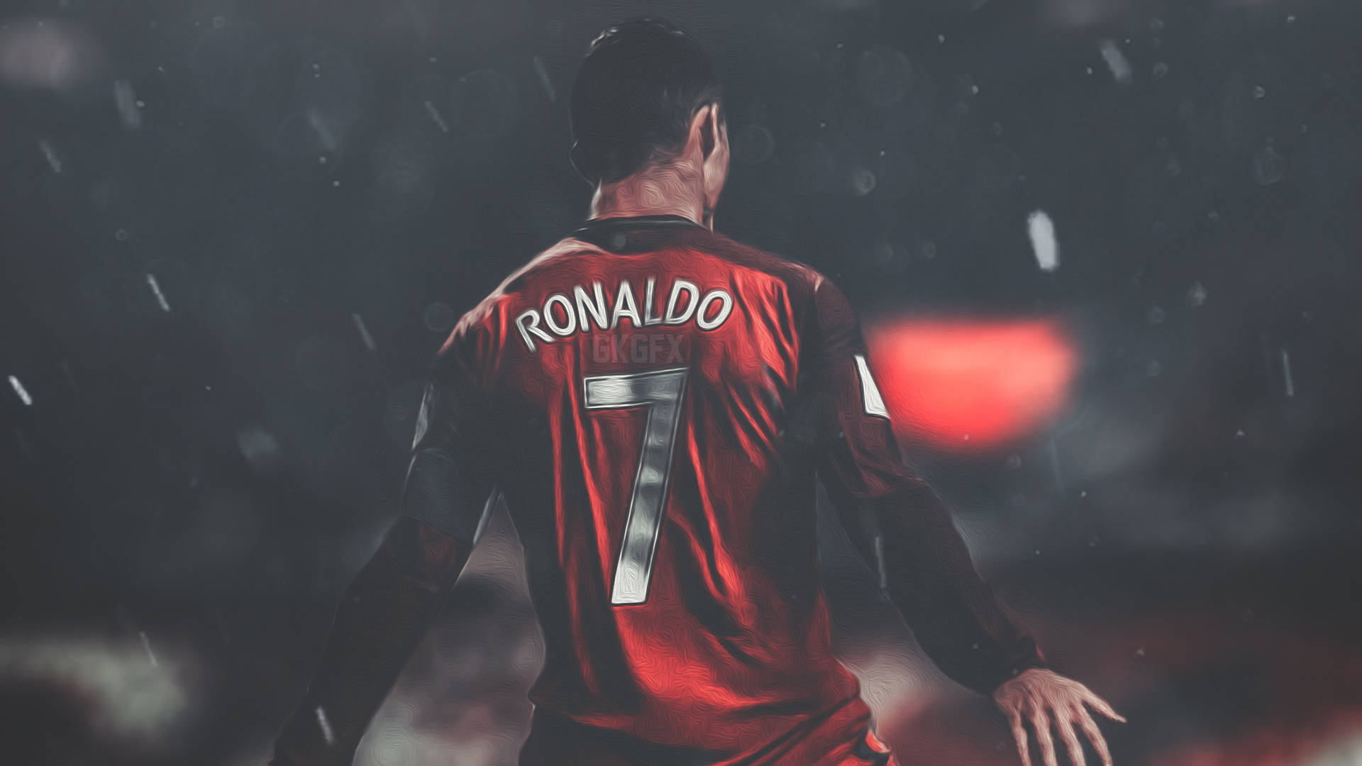 CR7 HD JalkapalloPeli Sade Taustakuvat