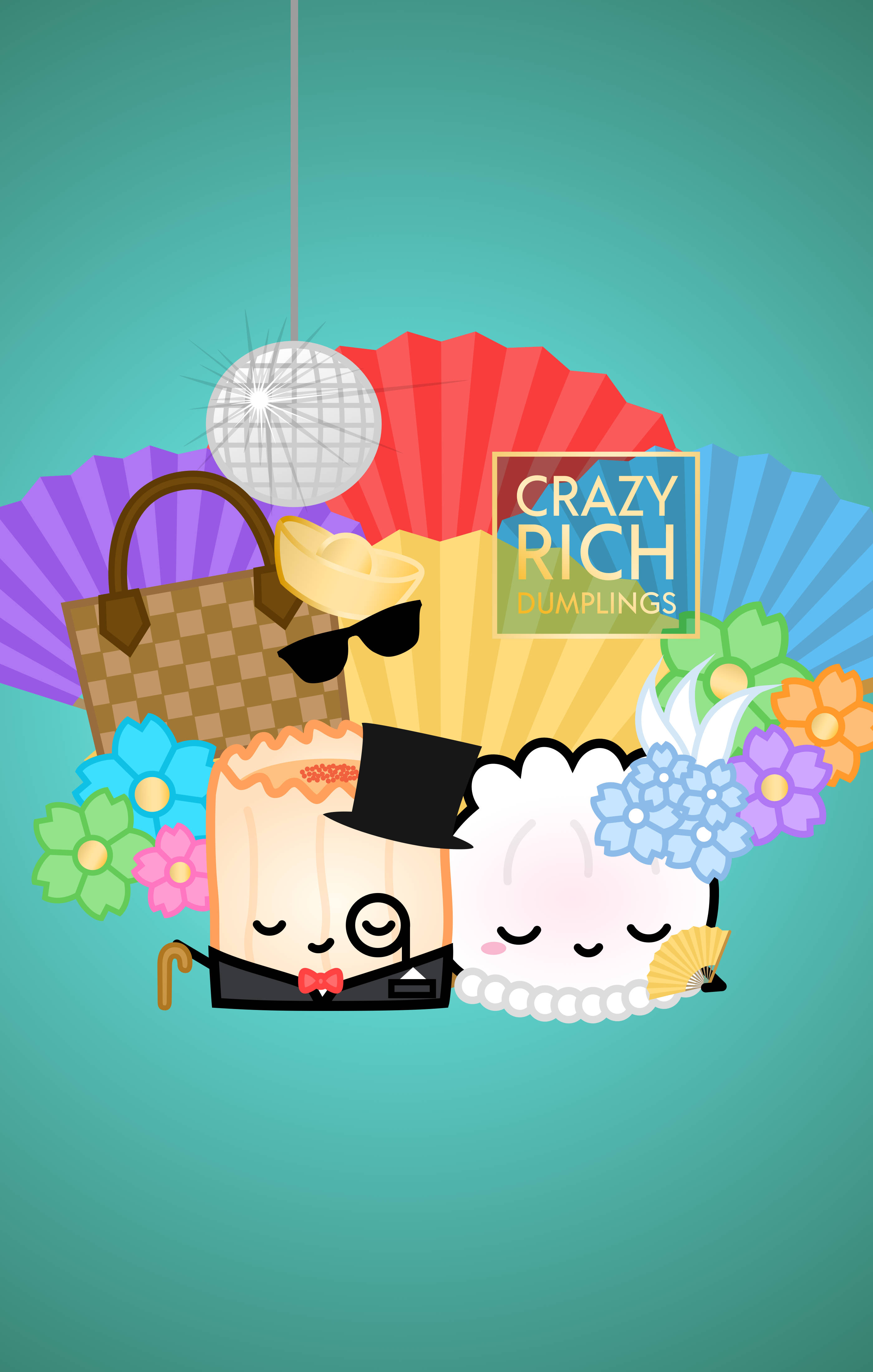 Crazy Rich Asians - Söpö vektoritaide Taustakuvat