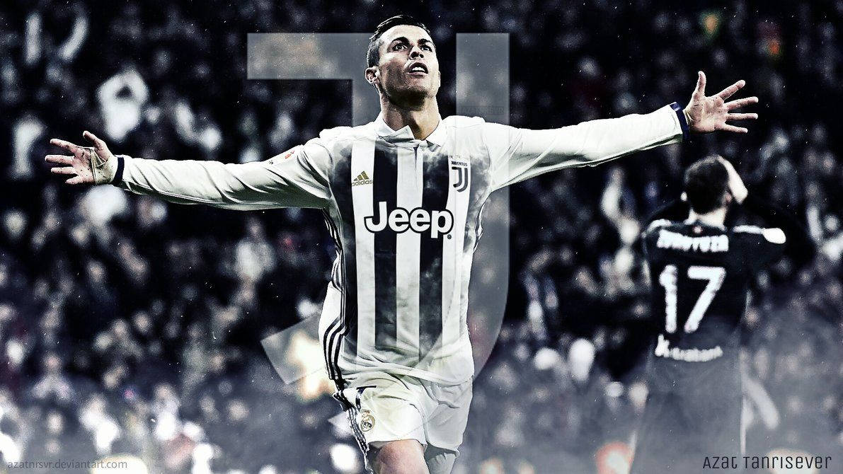 Cristiano Ronaldo Juventukselle -taustakuva.