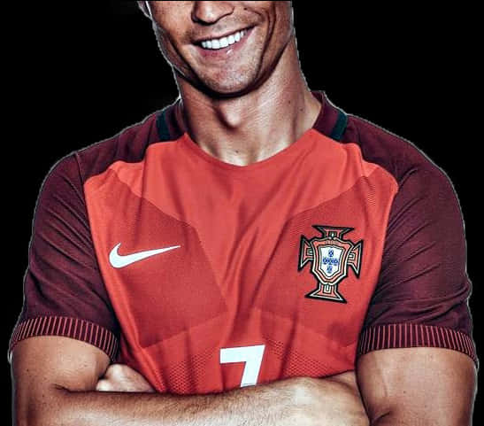 Cristiano Ronaldo hymyilee Portugalin paidassa Taustakuvat