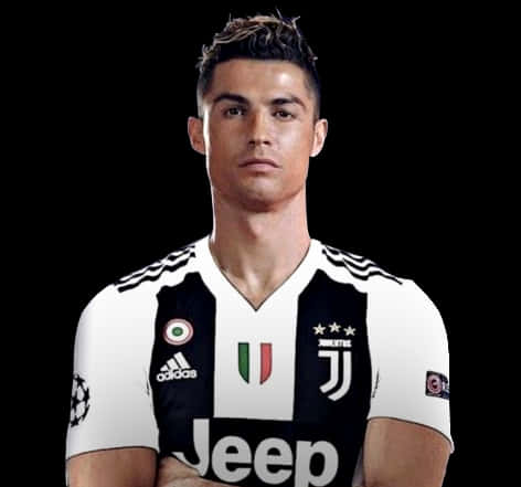 Cristiano Ronaldo Juventus muotokuva Taustakuvat