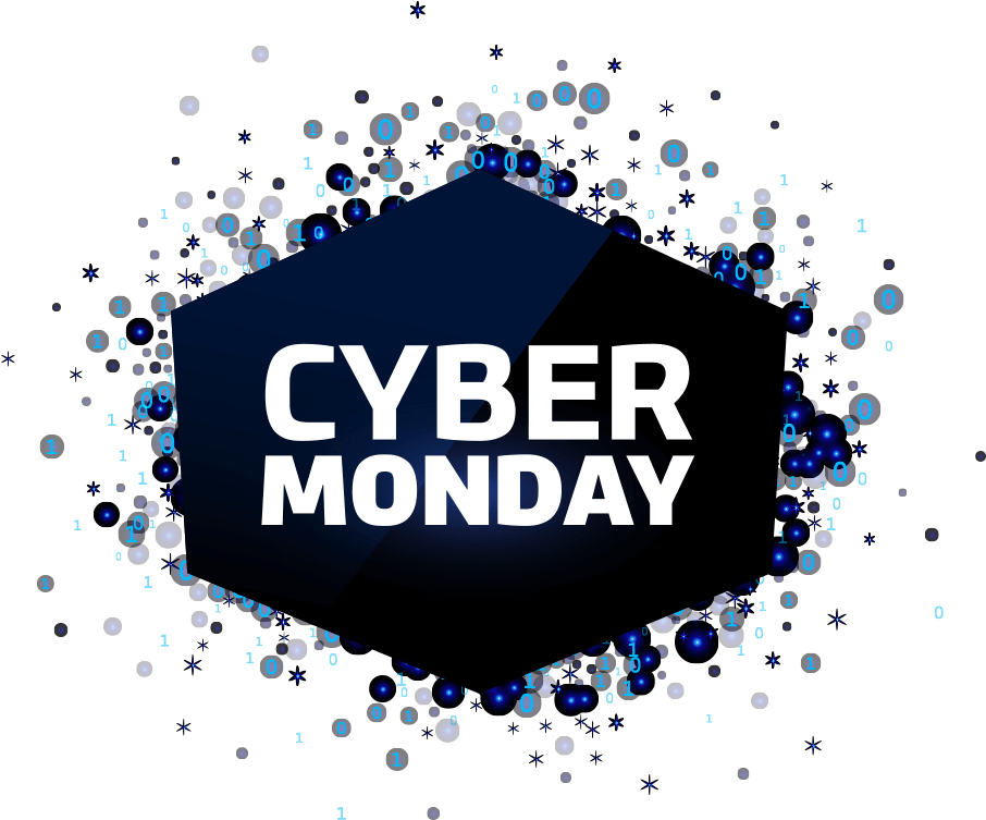 Cyber Monday -tapahtuman mainos Taustakuvat